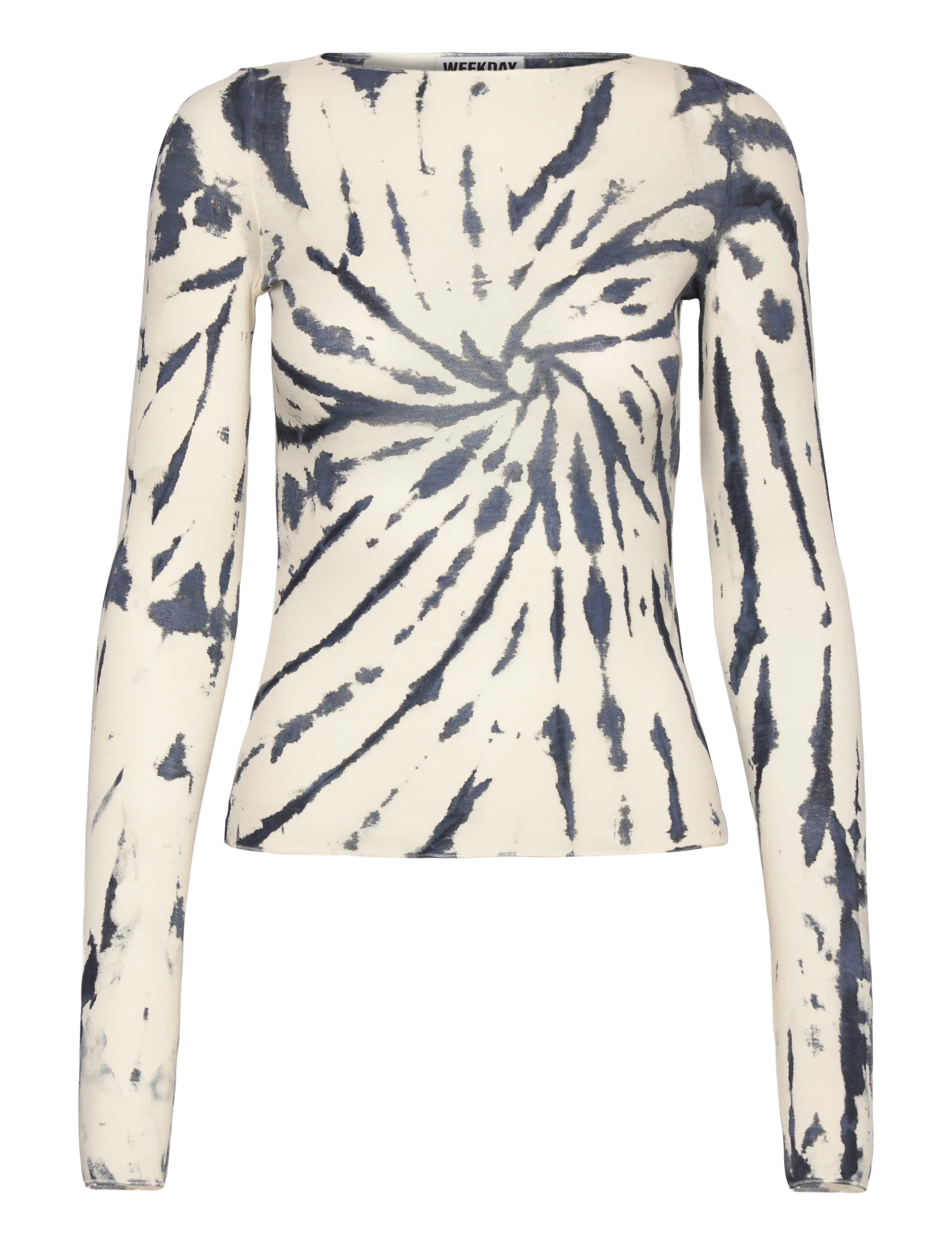WHITE W TIE DYE