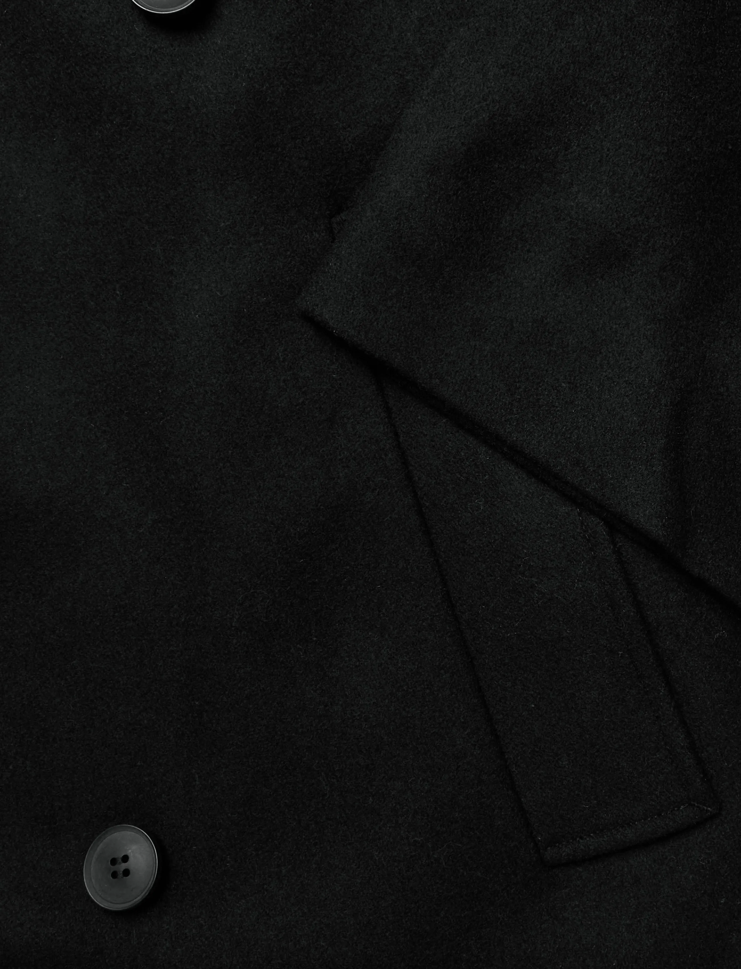 Weekday - Kia Woolblend Coat - vinterjackor - black - 3