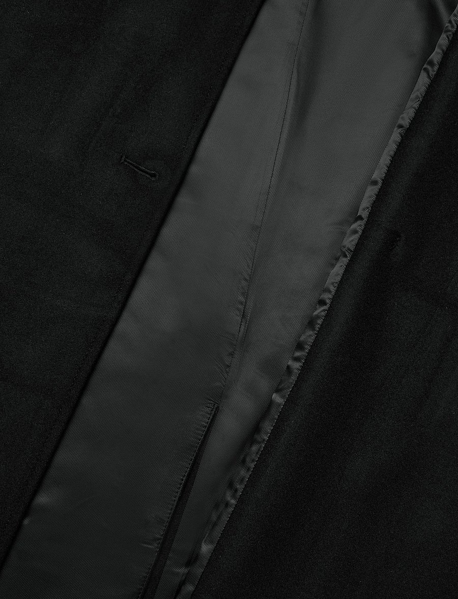 Weekday - Kia Woolblend Coat - vinterjackor - black - 4