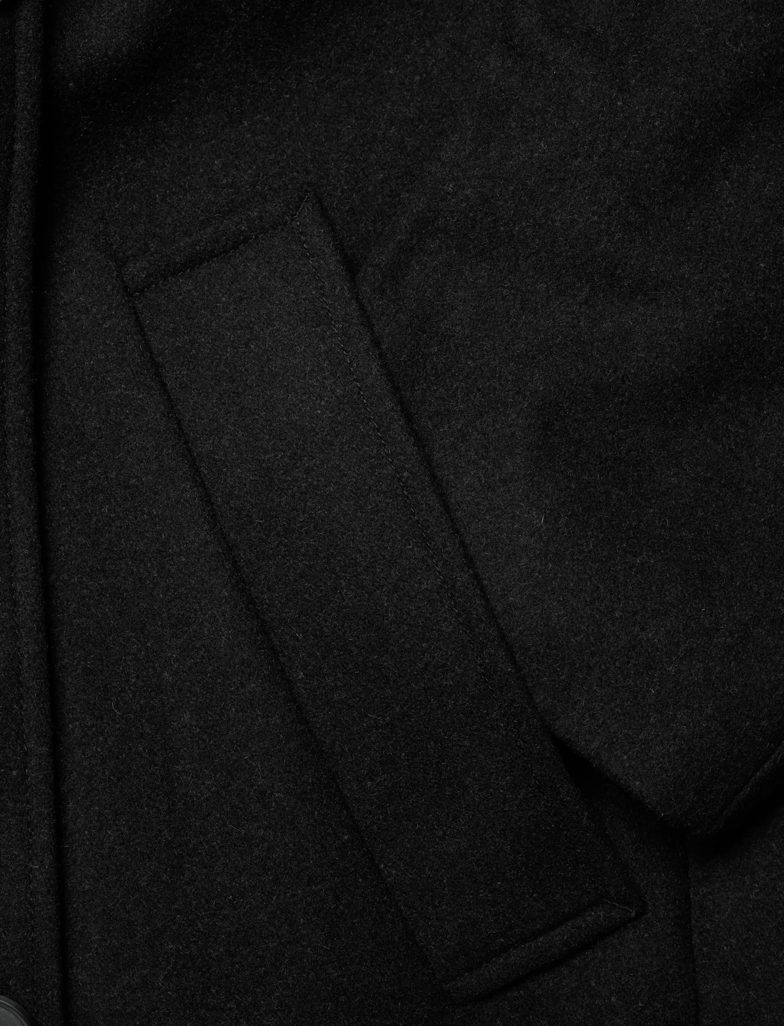 Weekday - Kia Oversized Wool-Blend Double-Breasted Coat - black - 4