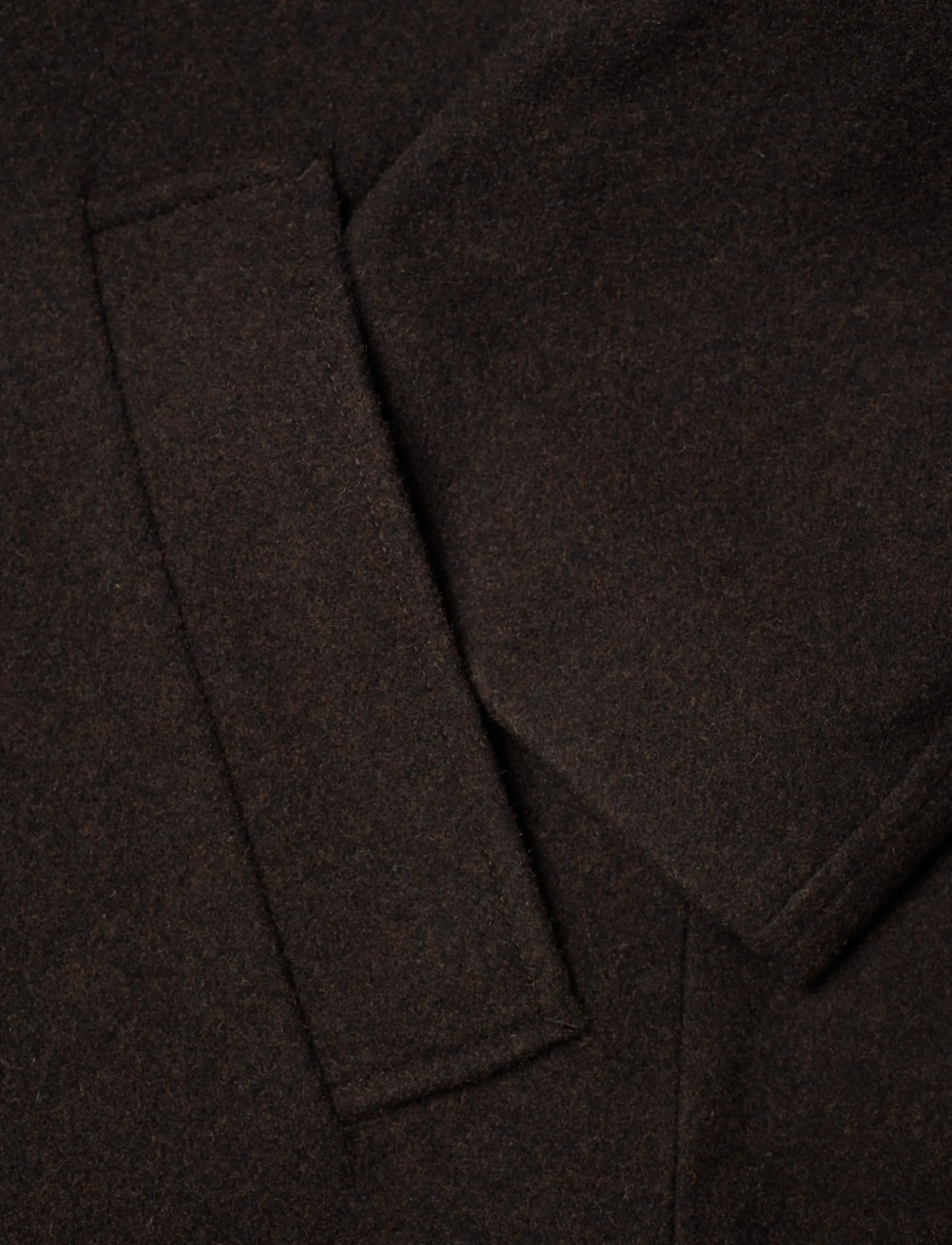 Weekday - Oversized Wool-Blend Double-Breasted Coat - winterjacken - brown melange - 4