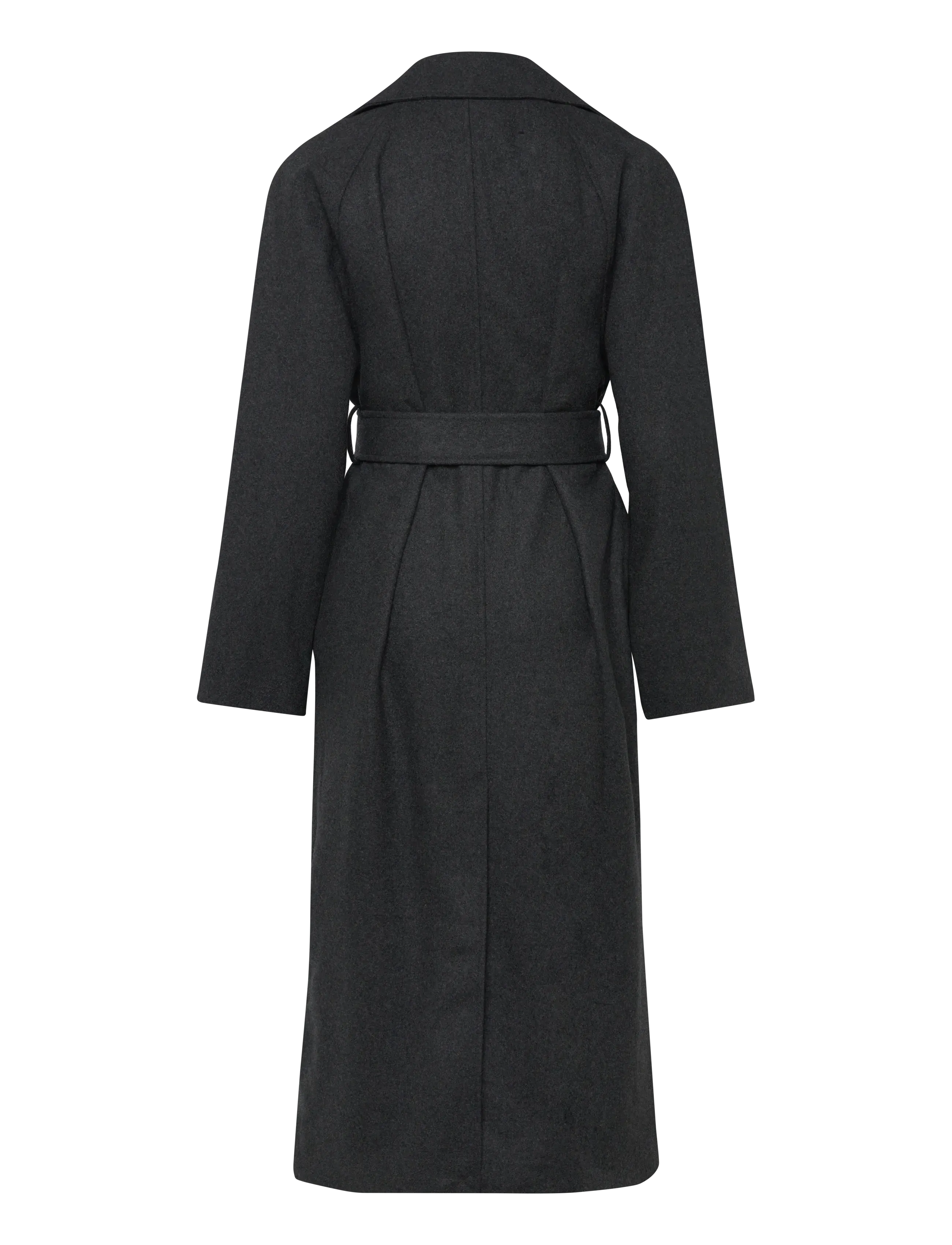 Weekday - Oversized Wool-Blend Double-Breasted Coat - Úlpur - grey melange dark - 1