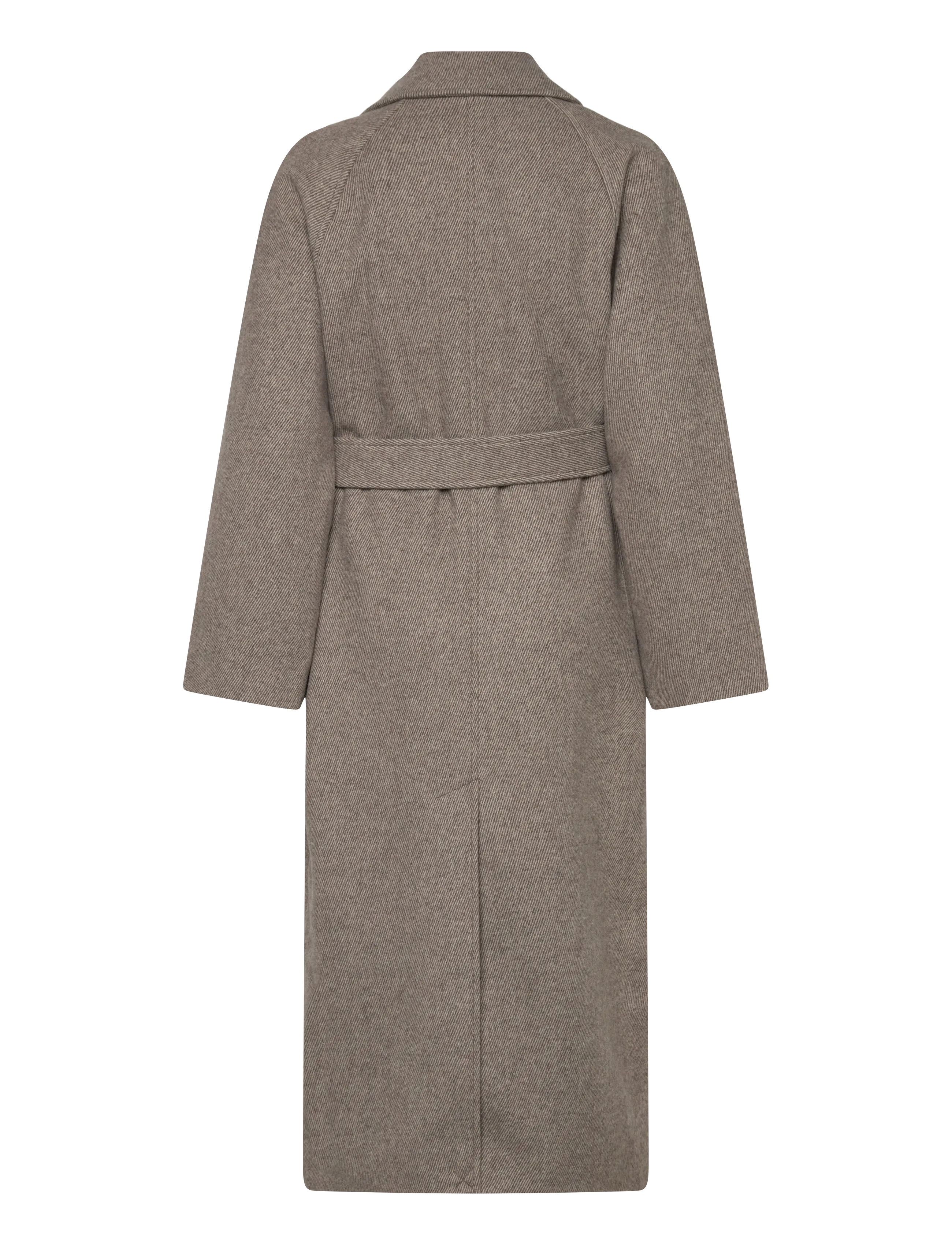 Weekday - Oversized Wool-Blend Double-Breasted Coat - winter jackets - mole diagonal - 1