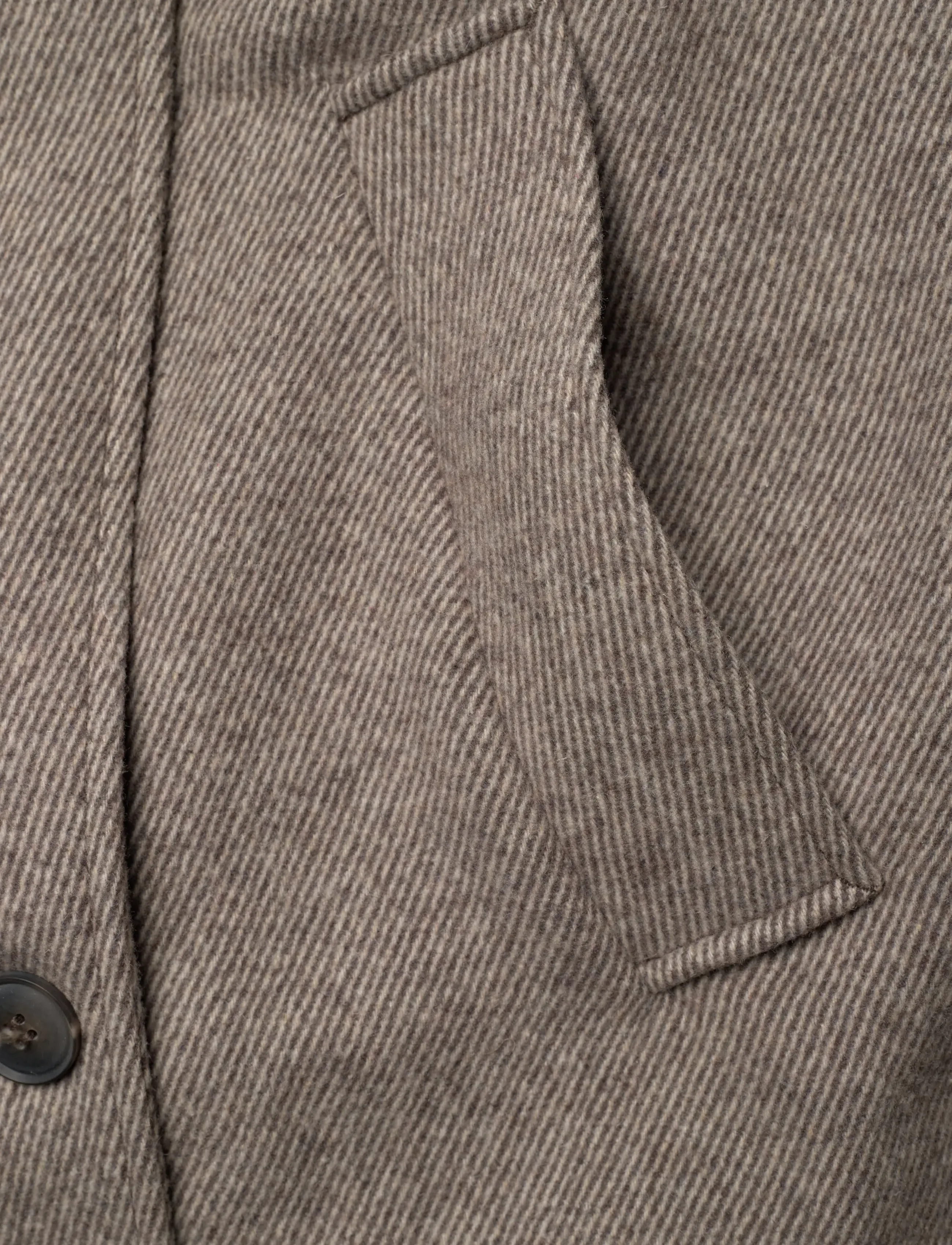 Weekday - Oversized Wool-Blend Double-Breasted Coat - winter jackets - mole diagonal - 4