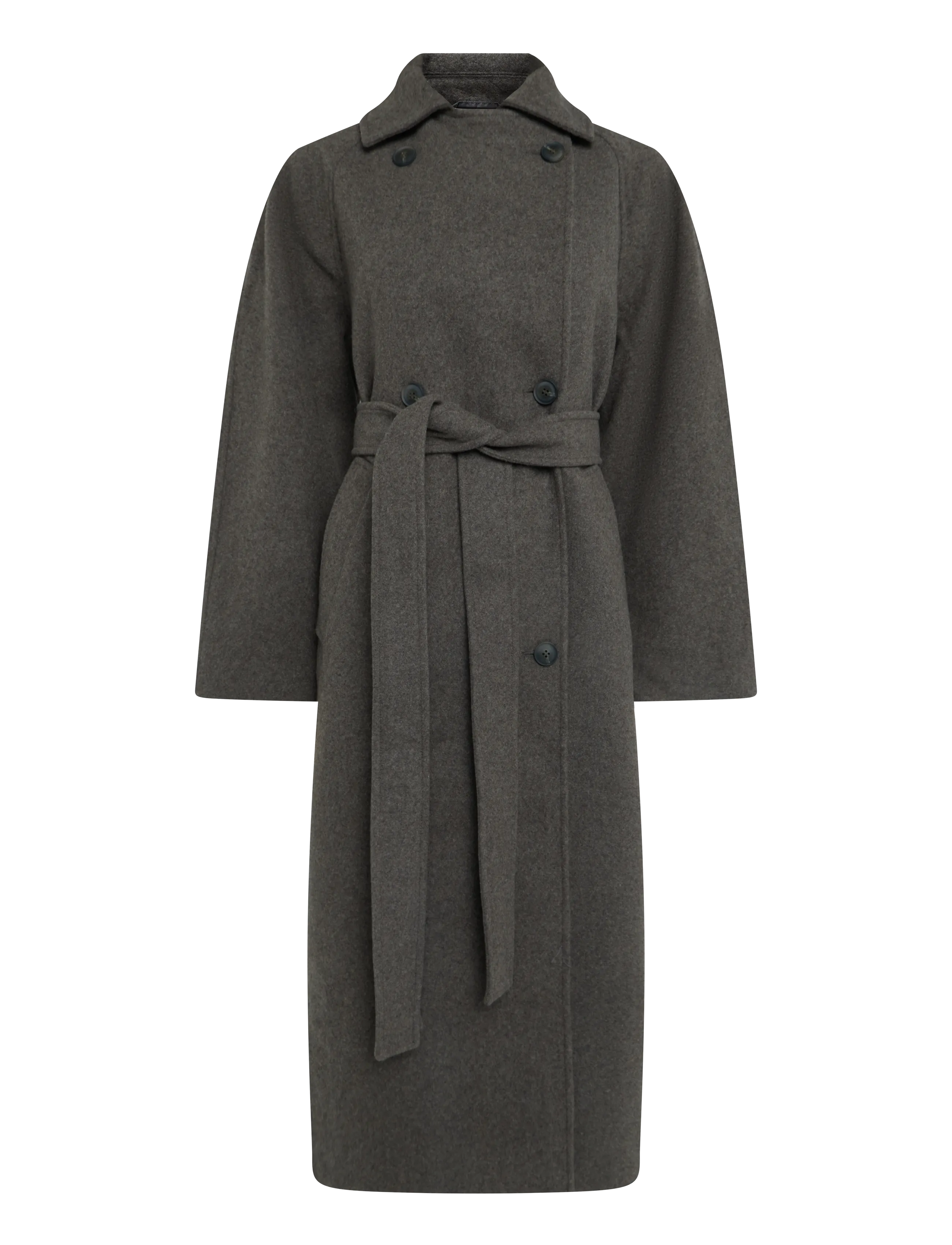 Weekday Kia Woolblend Coat - Modetrender - MOLE MELANGE / grey