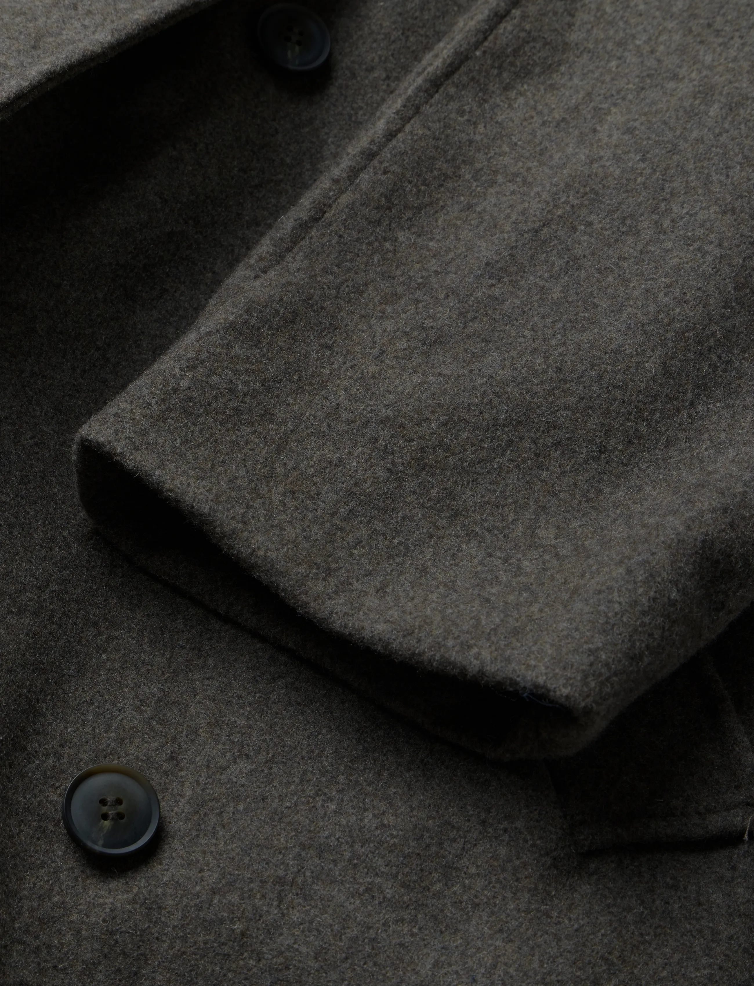 Weekday - Kia Woolblend Coat - winterjacken - mole melange - 3