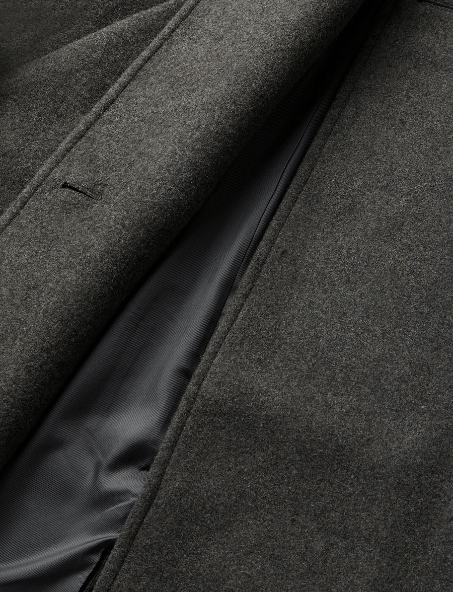 Weekday - Kia Woolblend Coat - vinterjackor - mole melange - 4