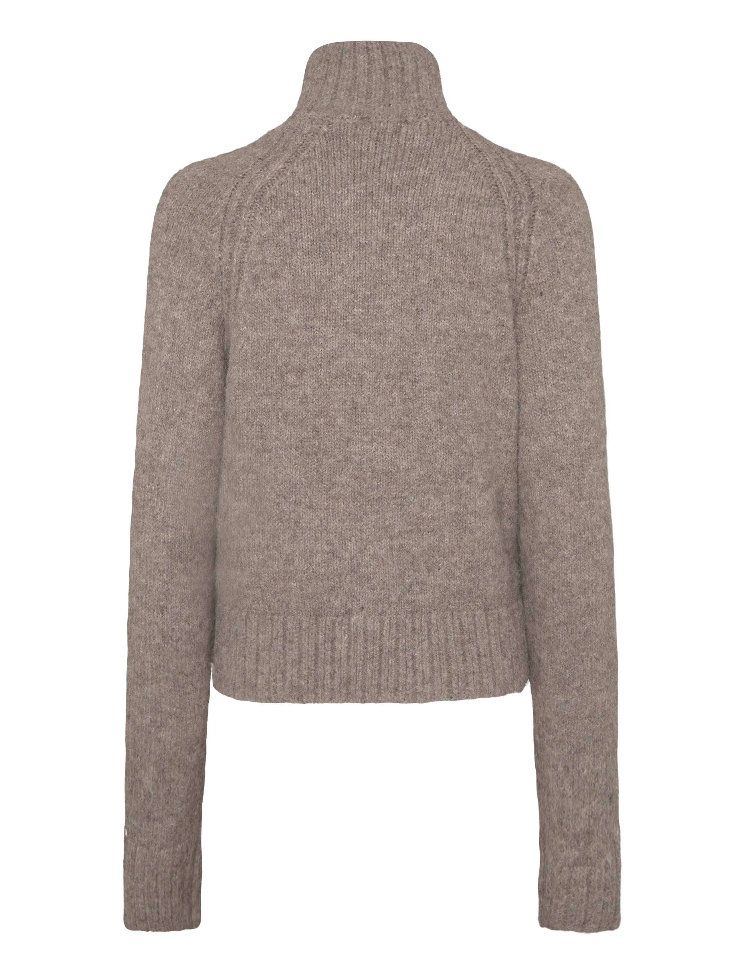 WEEKDAY Soft Knitted Fitted Zip Cardigan dam – bild 2