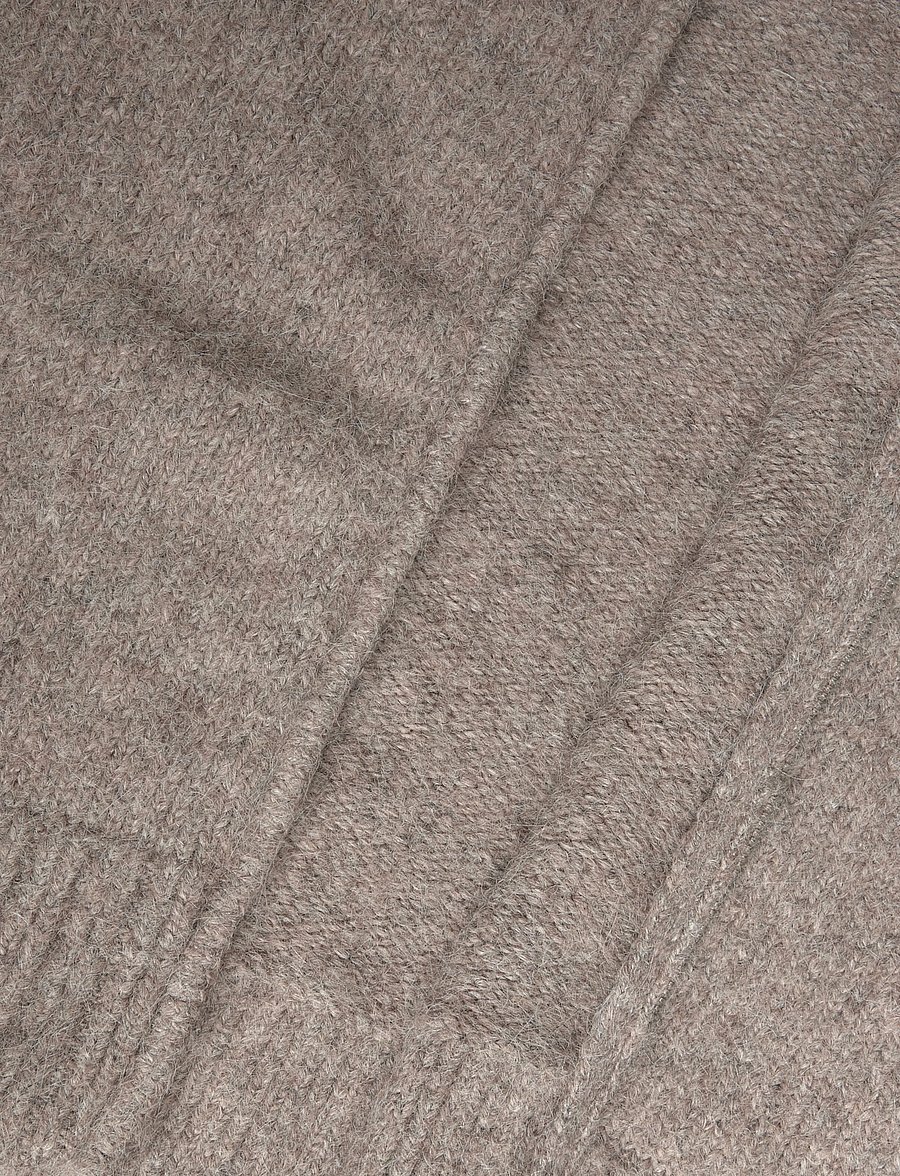 Weekday - Soft Knitted Fitted Zip Cardigan - strickjacken - dark mole - 4