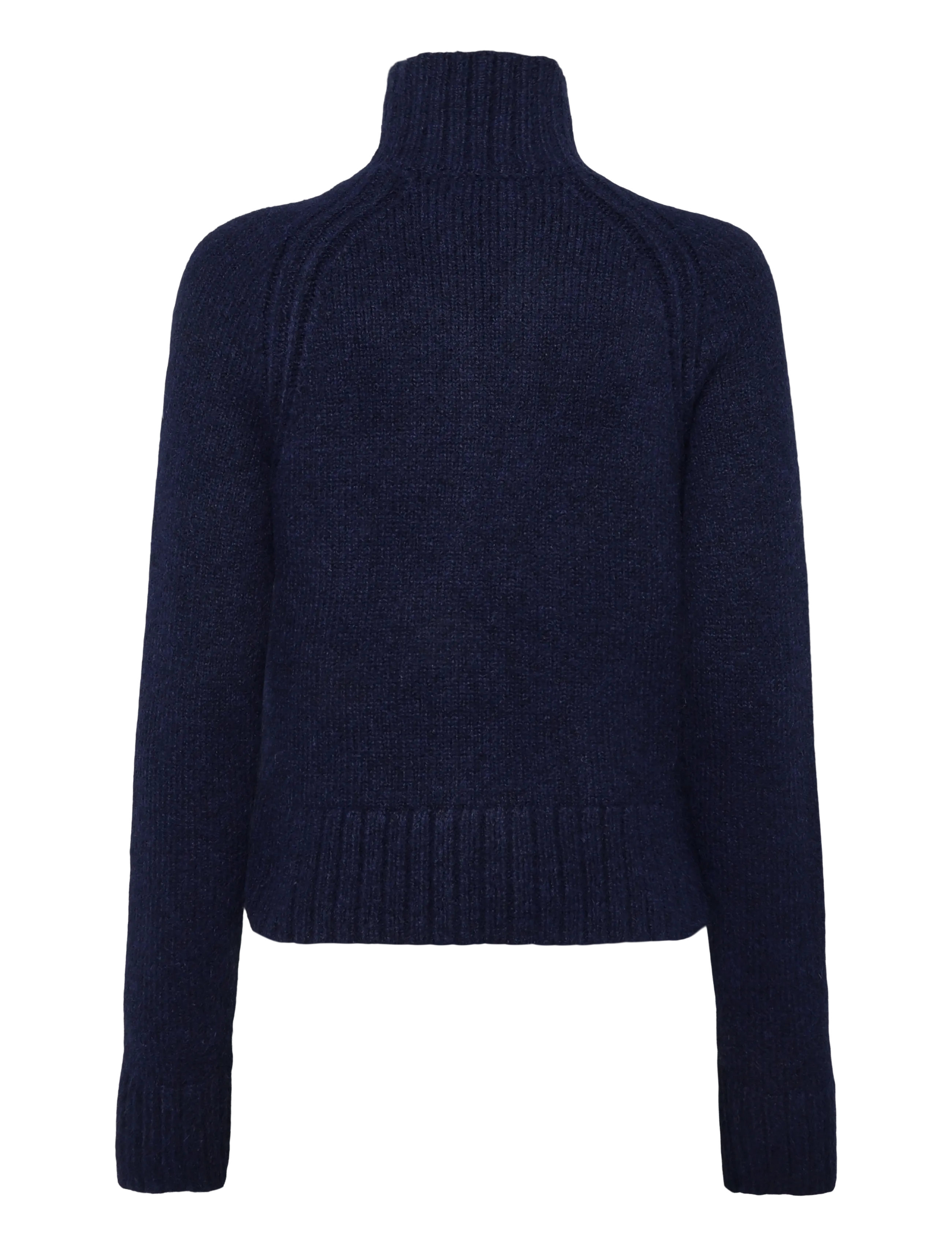 Weekday - Soft Knitted Fitted Zip Cardigan - cardigans - navy - 1