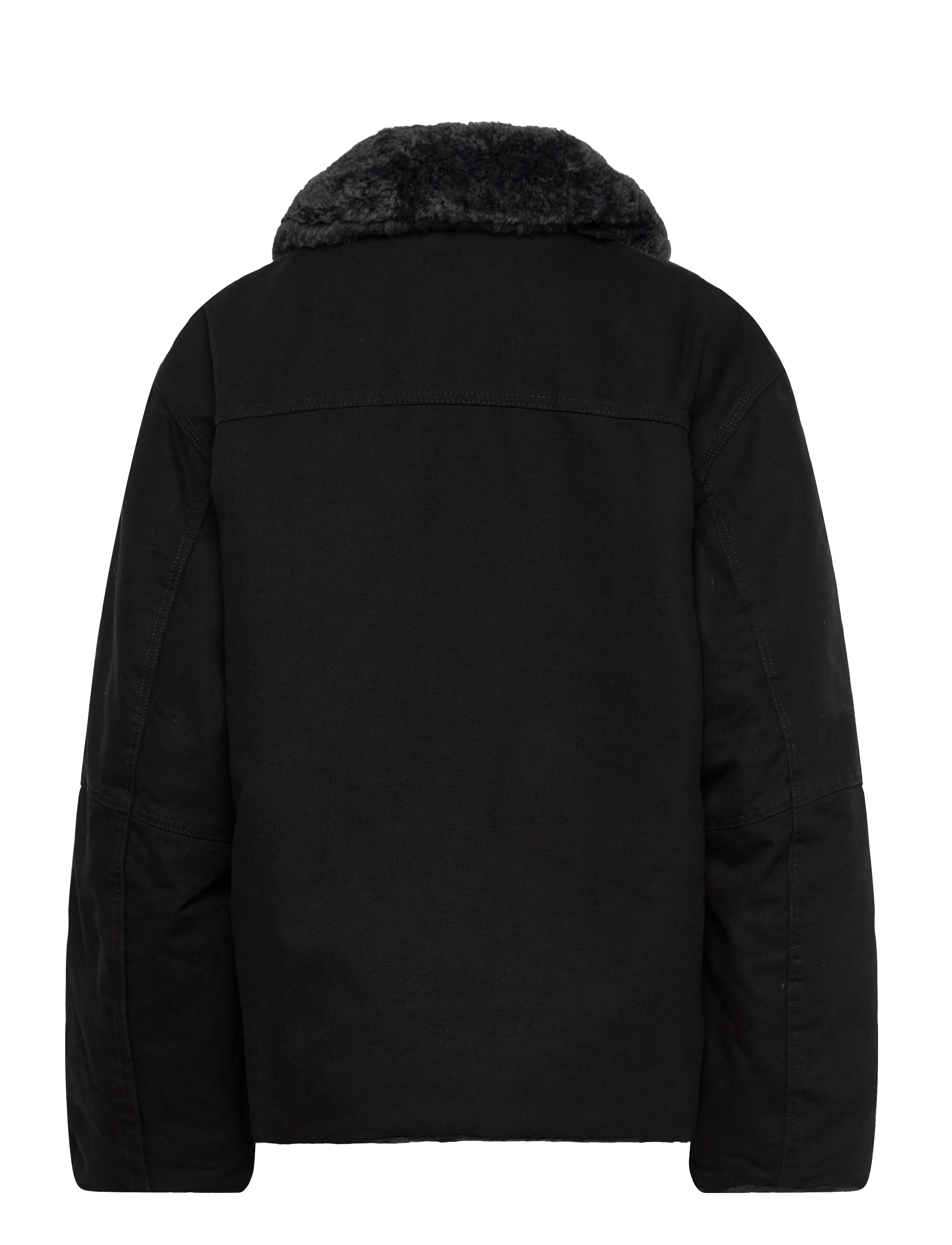 Fur-Lined Canvas Jacket 2