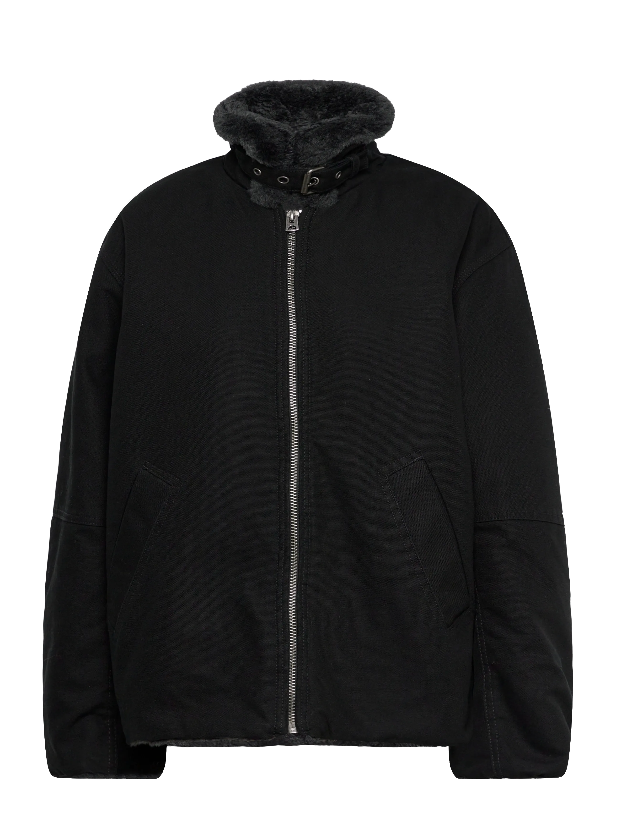Fur-Lined Canvas Jacket 3