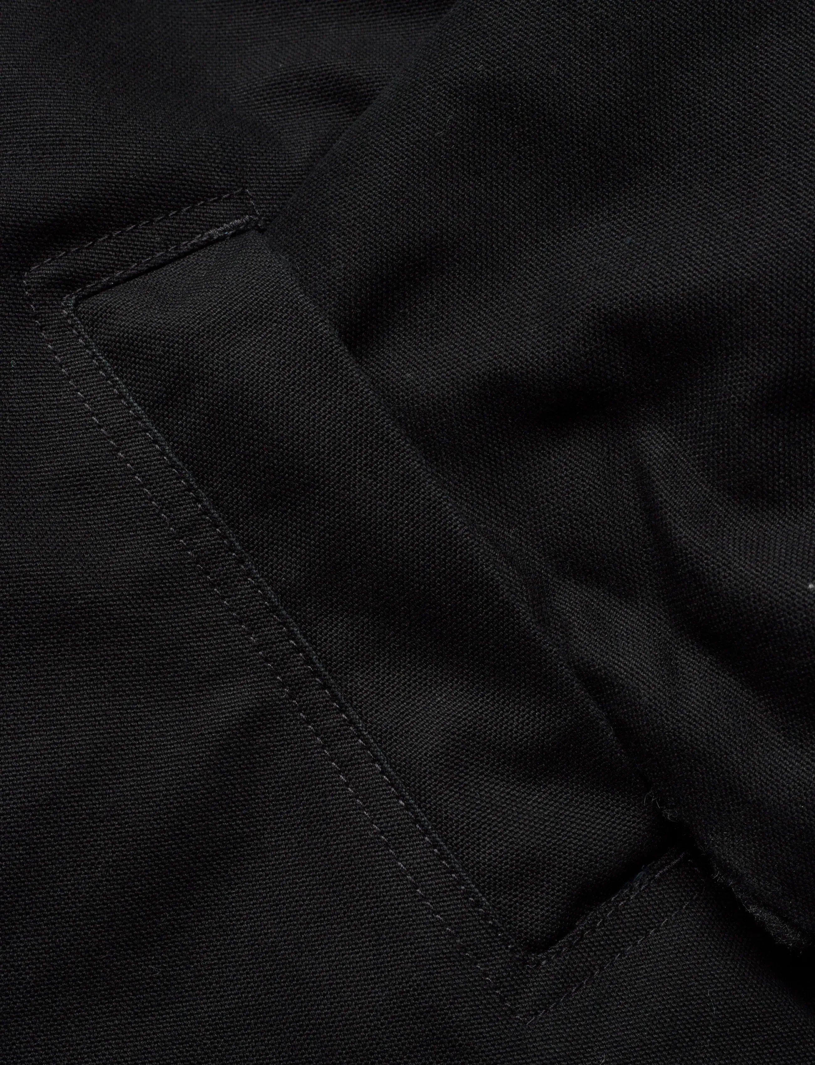 Weekday - Fur-Lined Canvas Jacket - faux fur jakker - washed black - 4