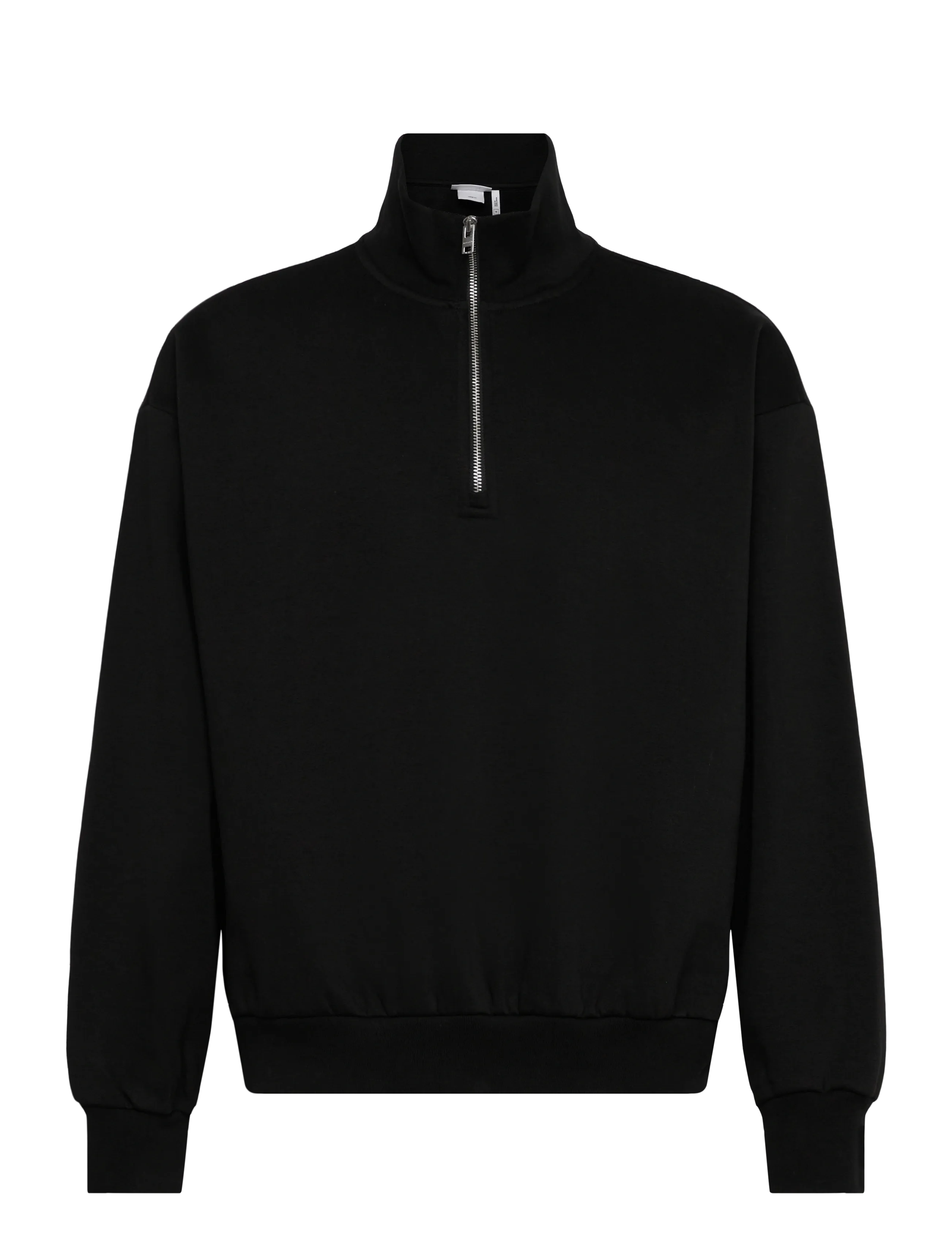 Weekday Loose Half Zip Sweatshirt, L, Sweatshirts & Hoodies, Schwarz - Sweatshirts, Männerswear