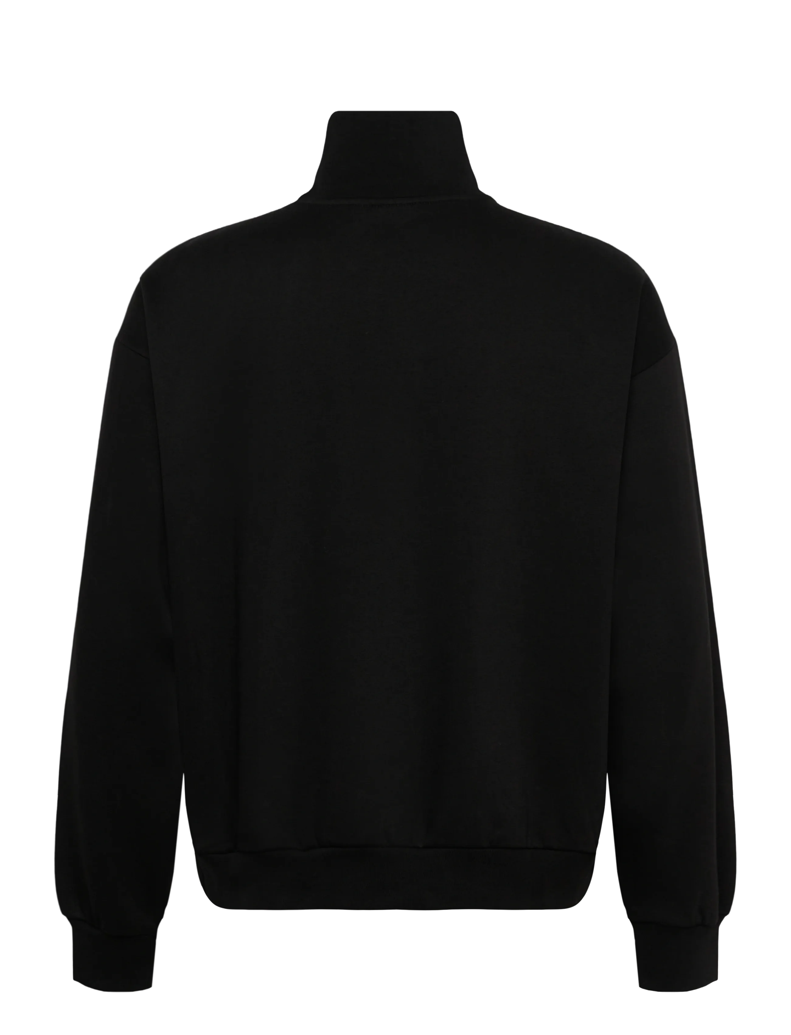 Weekday - Loose Half Zip Sweatshirt - shoppa efter tillfälle - black - 1