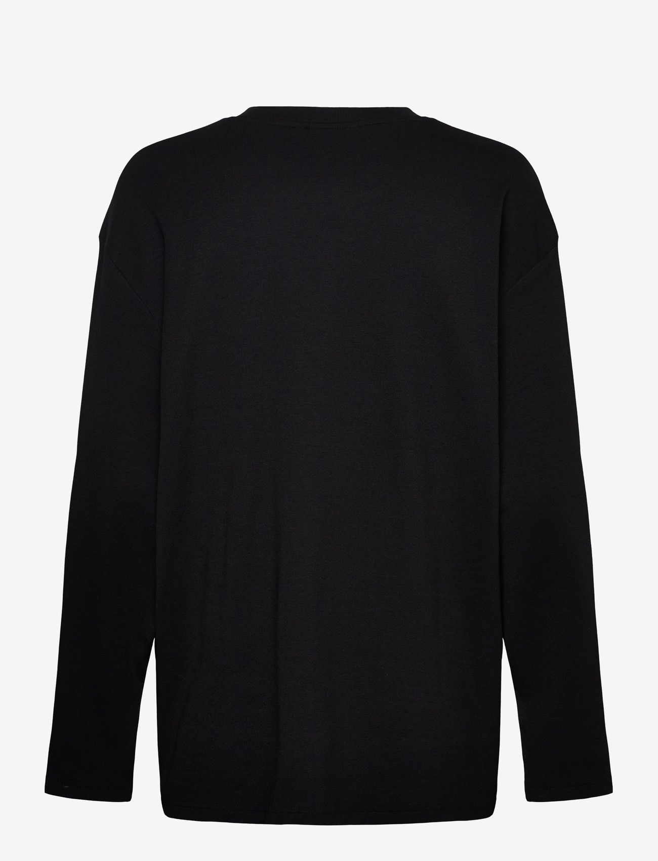 Weekday - Relaxed Long Sleeve Top - jumpers - black - 1
