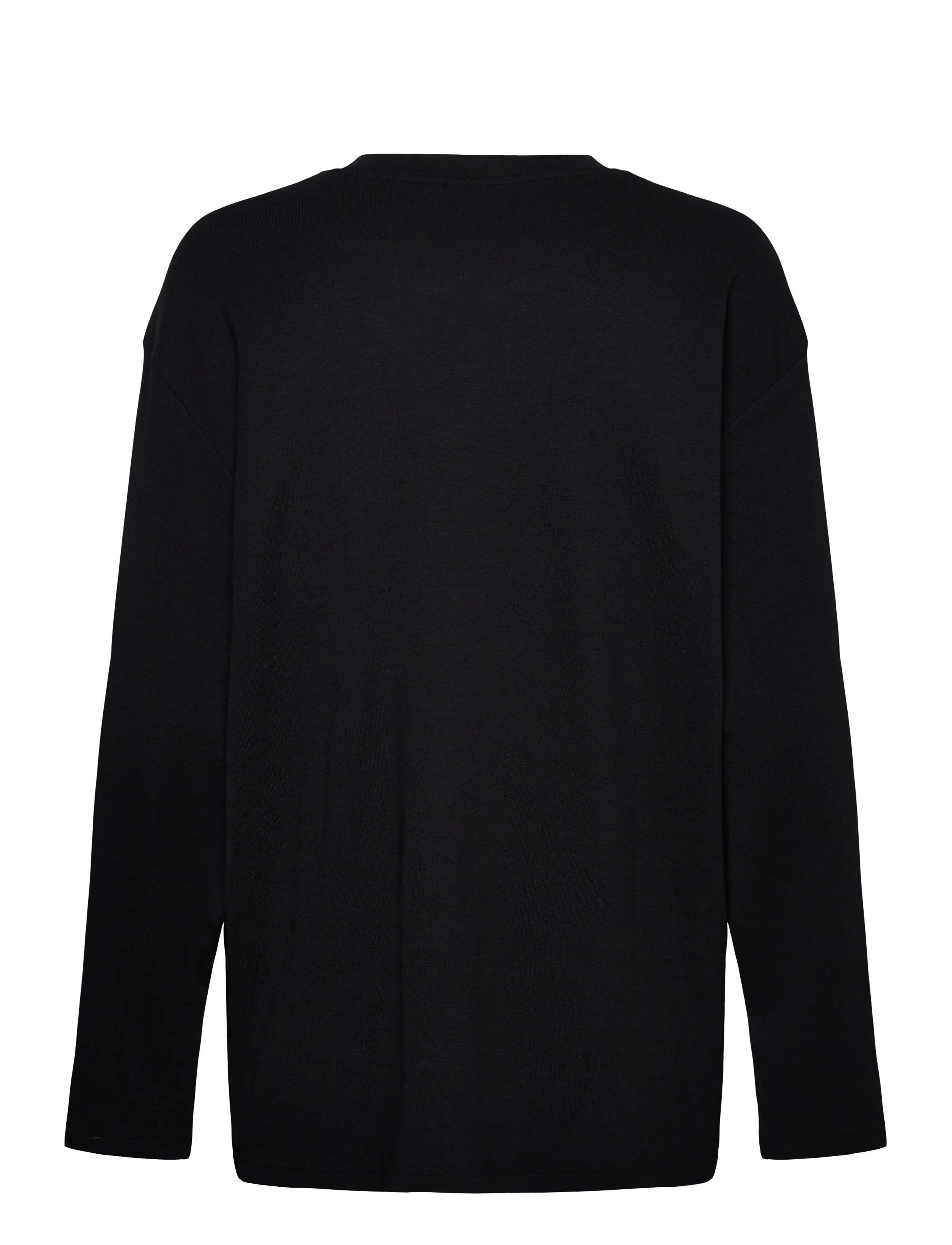 Weekday - Relaxed Long Sleeve Top - sporta džemperi - black - 1