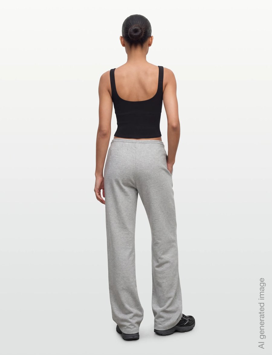 Weekday - Relaxed Trousers - mode trends - grey melange - 4