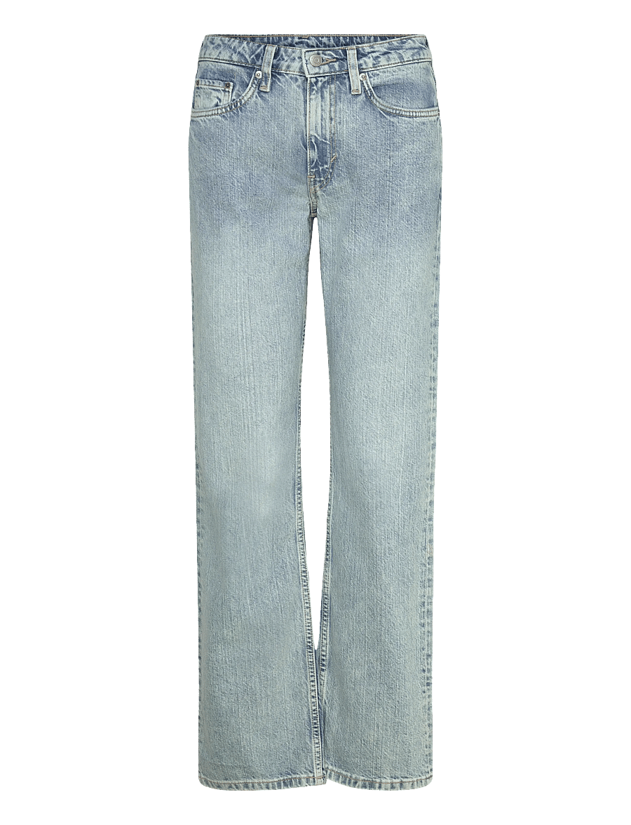 Weekday - Laika Mid Rise Regular Straight Leg Jeans - gerade jeans - dream blue - 1