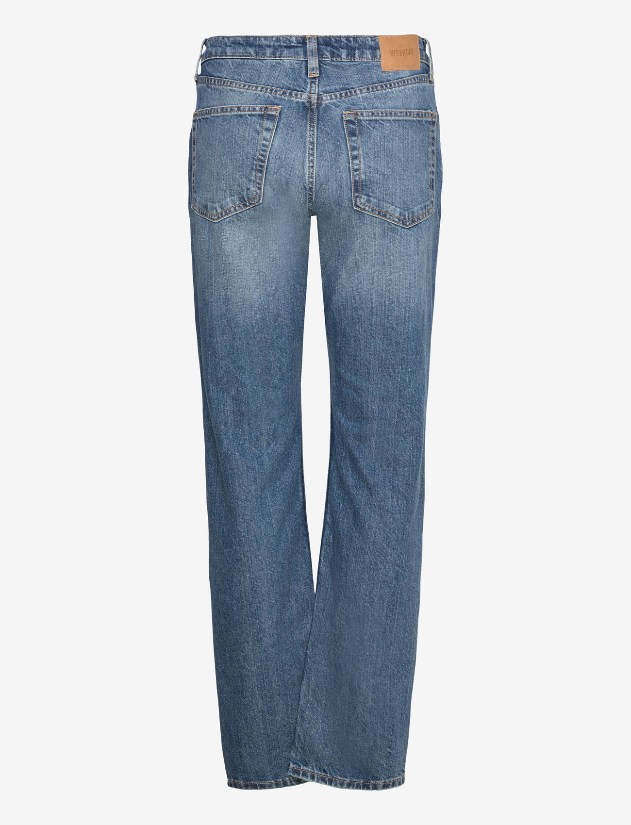 Weekday - Laika Mid Rise Regular Straight Leg Jeans - raka jeans - radio blue - 1