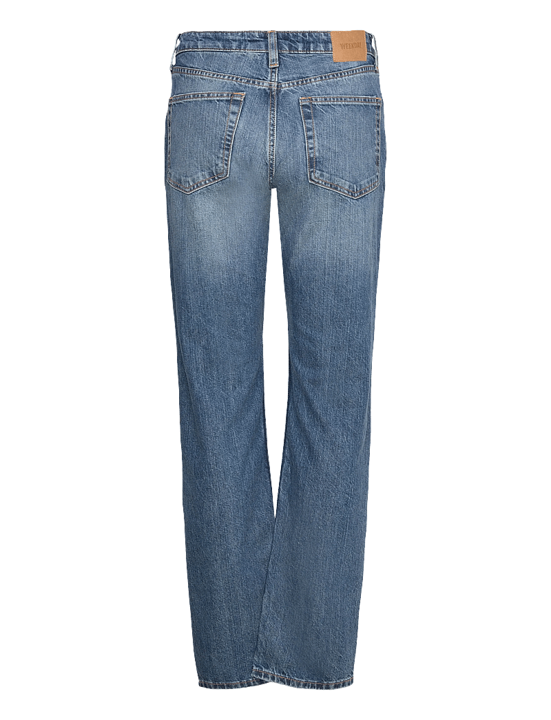 Weekday - Laika Mid Rise Regular Straight Leg Jeans - raka jeans - radio blue - 1