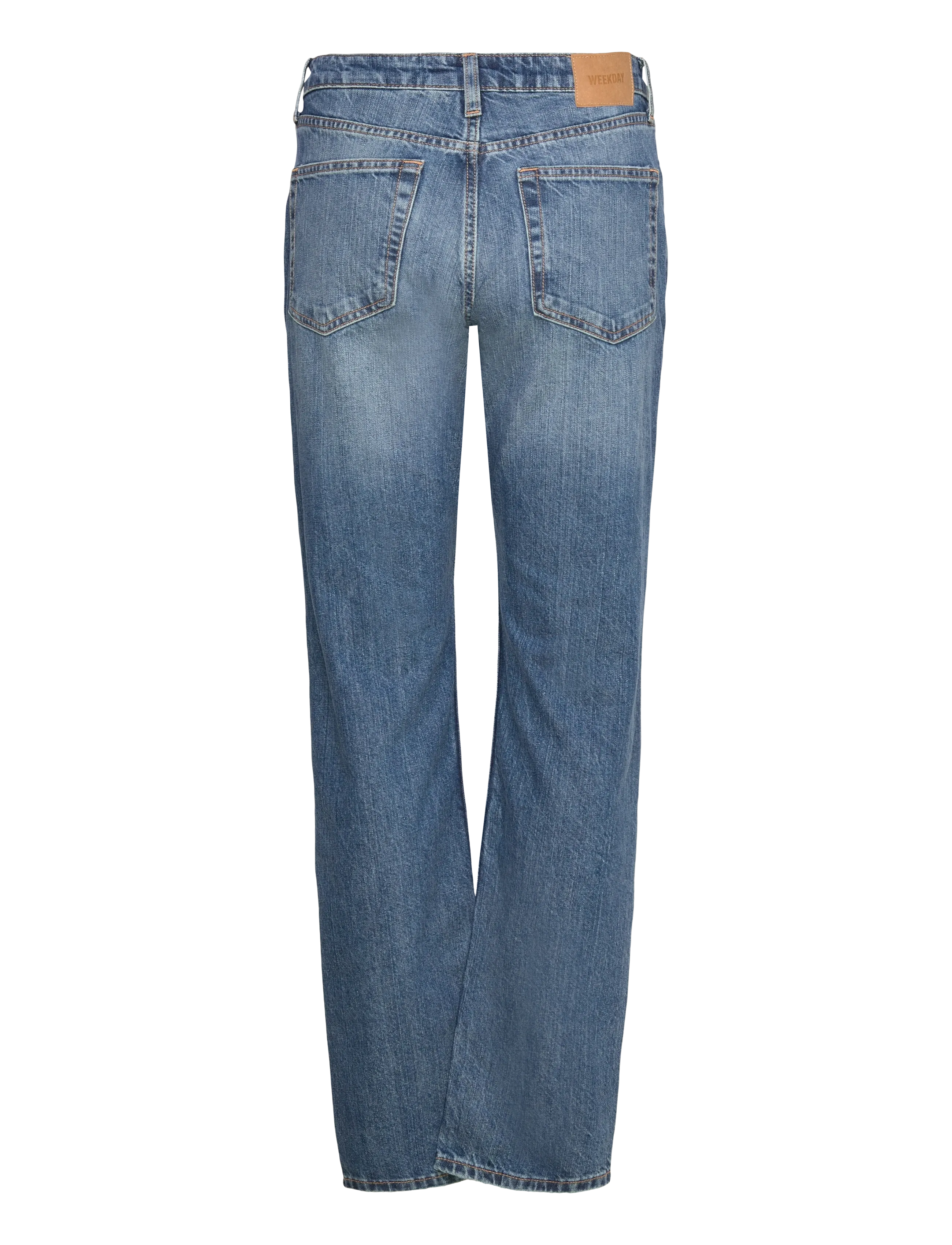 Weekday - Laika Mid Rise Regular Straight Leg Jeans - gerade jeans - radio blue - 1