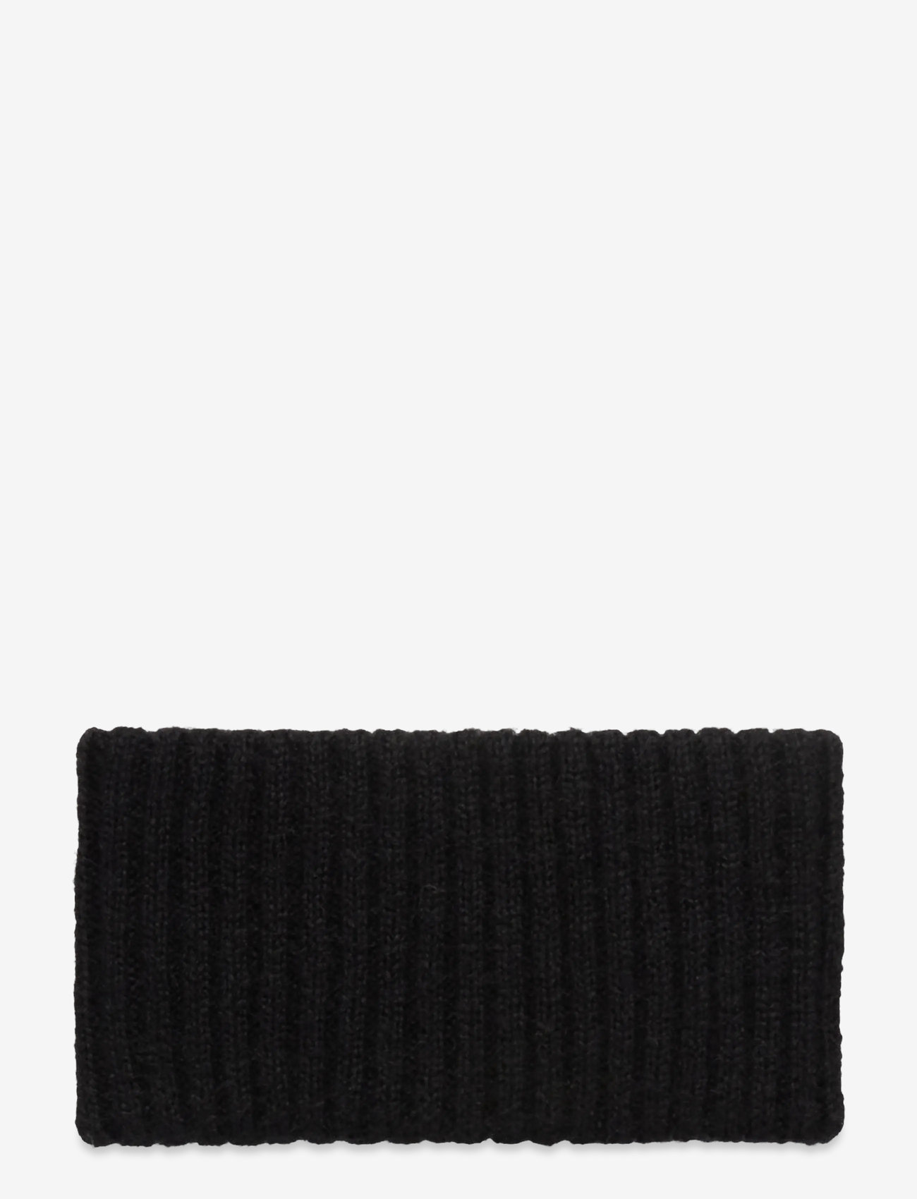 Weekday - Wide Ribbed Knit Headband - black - 0