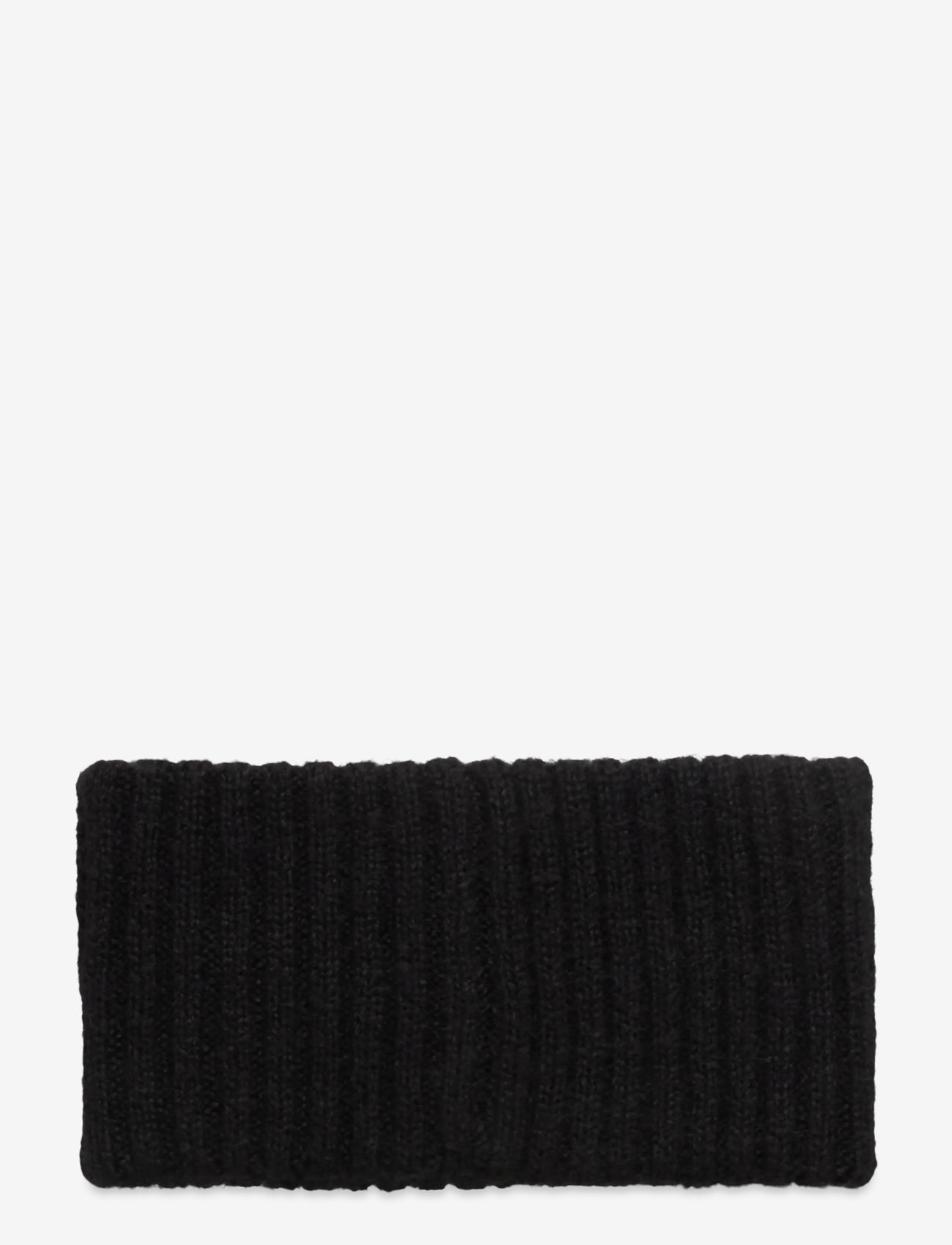 Weekday - Wide Ribbed Knit Headband - black - 1
