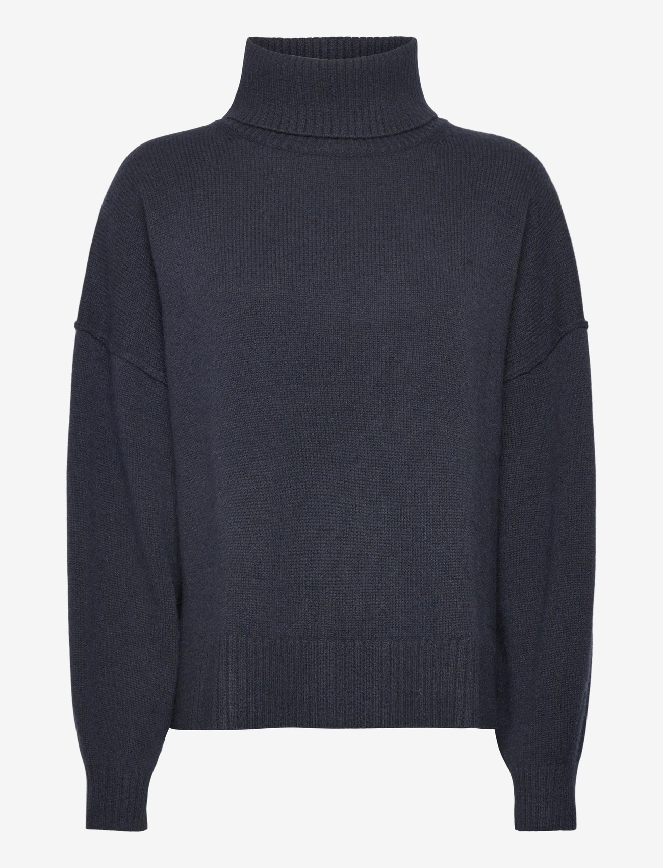 Weekday - Oversized Wool Turtleneck Sweater - jumpers - navy melange - 0