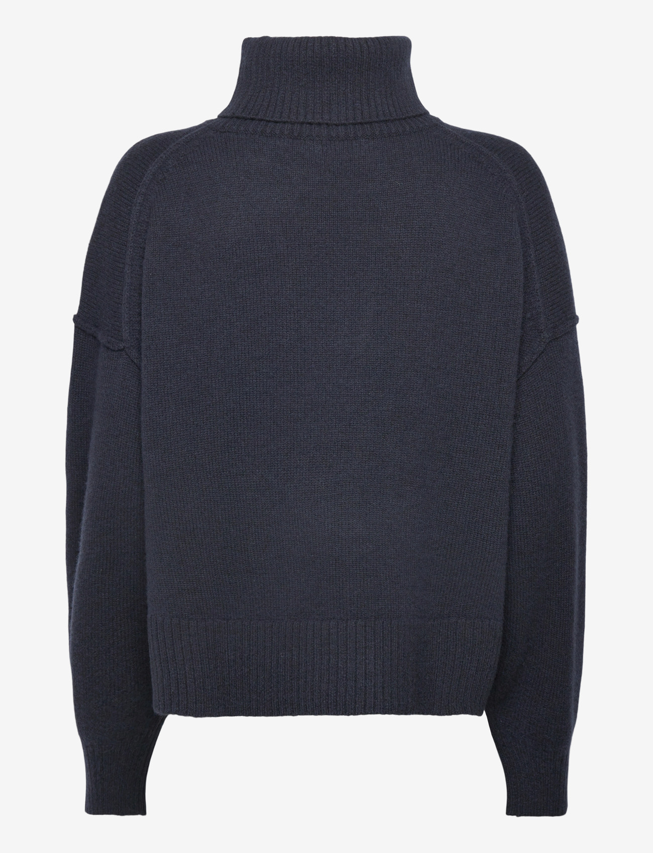 Weekday - Oversized Wool Turtleneck Sweater - jumpers - navy melange - 1