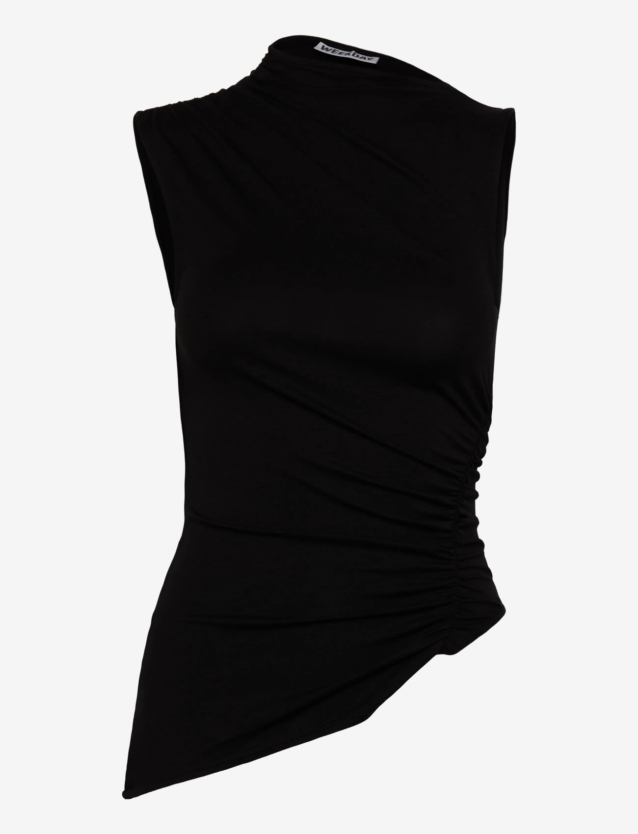 Weekday - Draped Top - topid ja varrukateta alussärgid - black - 0