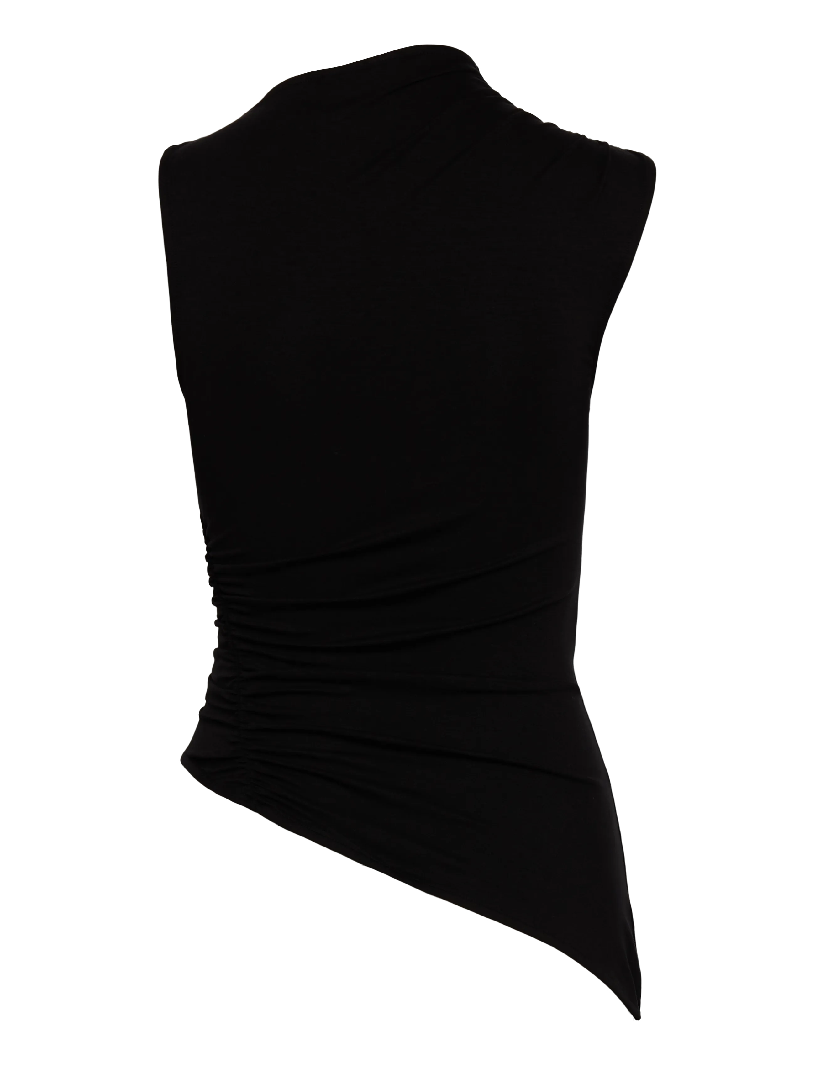 Weekday - Draped Top - linnen - black - 1