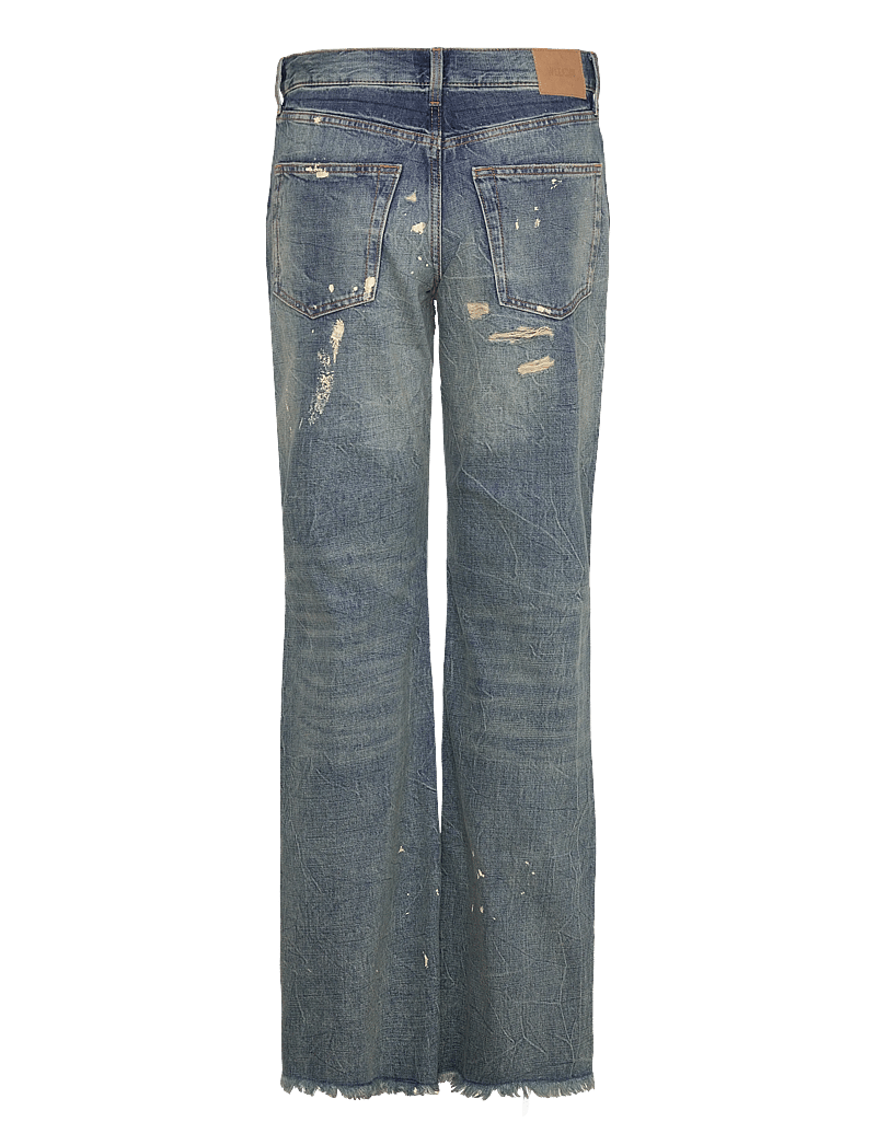 Weekday - Helix Low Rise Regular Flared Leg Jeans - vida jeans - arizona worn - 1