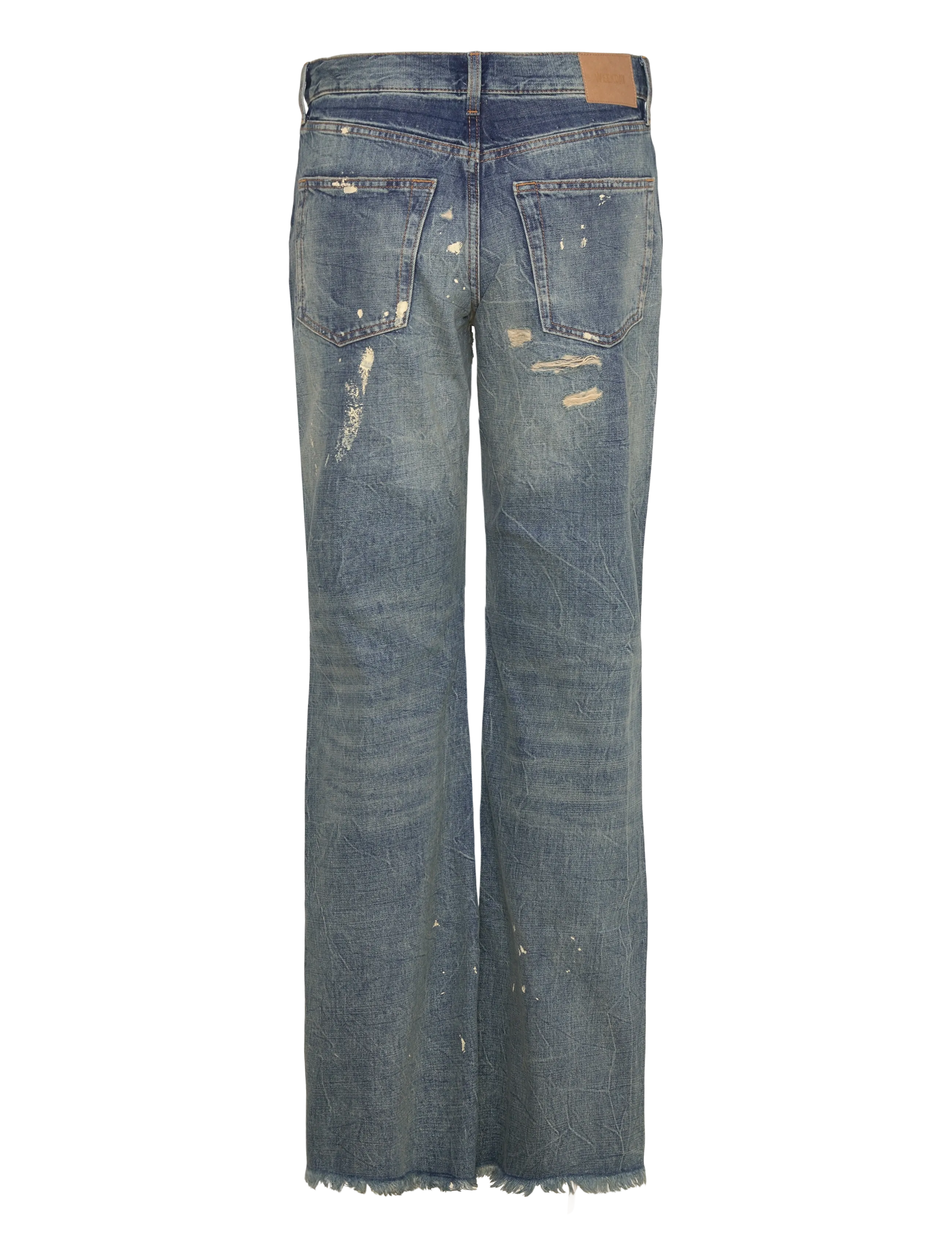 Weekday - Helix Low Rise Regular Flared Leg Jeans - wide leg jeans - arizona worn - 1