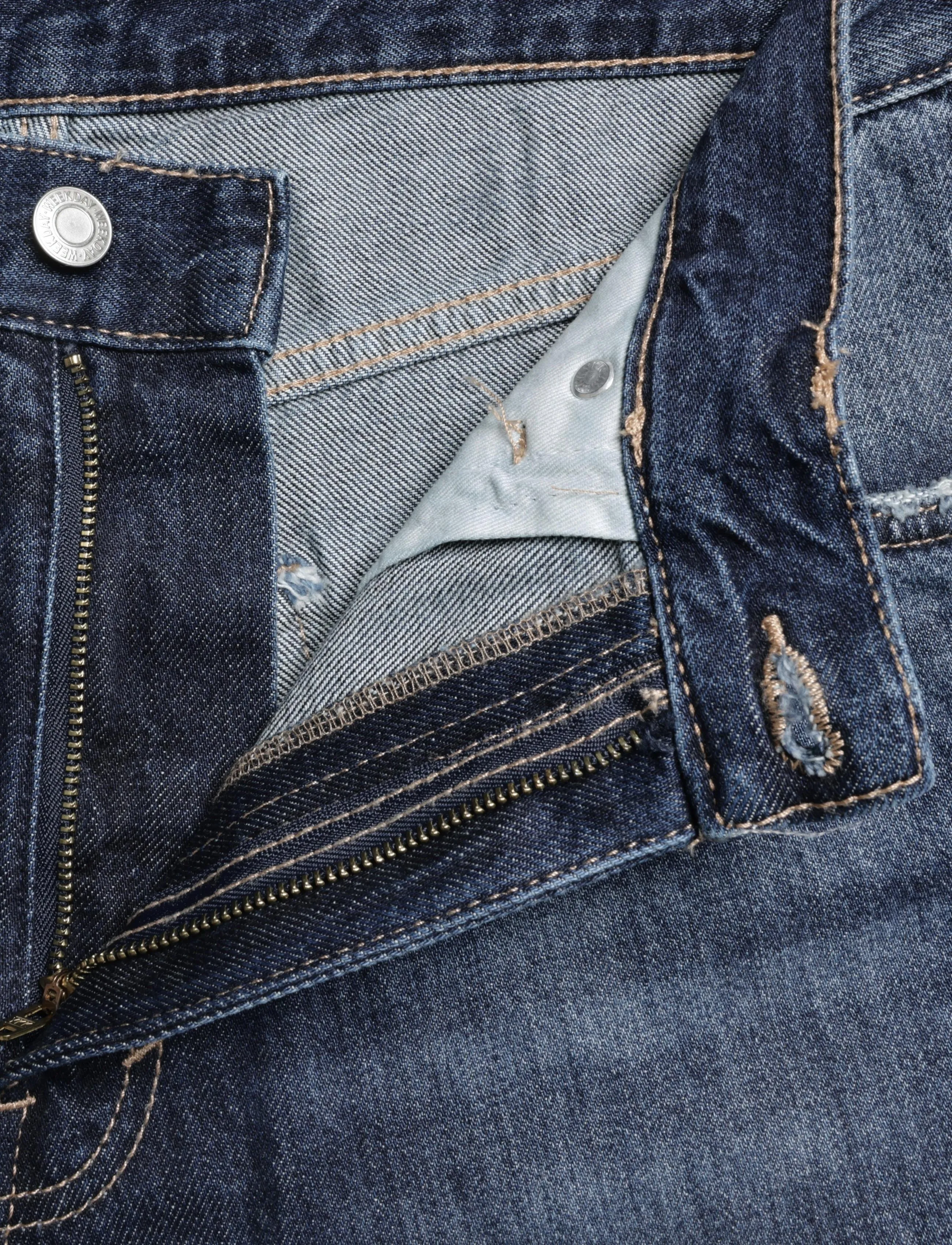 Weekday - Helix Low Rise Regular Flared Jeans - misty blue - 3