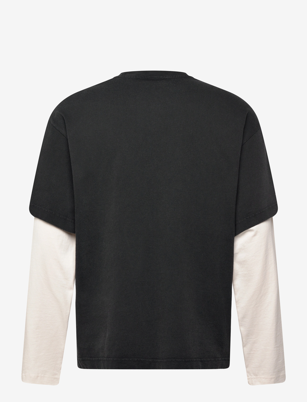Weekday - Long sleeve Double Layer - pikkade varrukatega t-särgid - black - 1