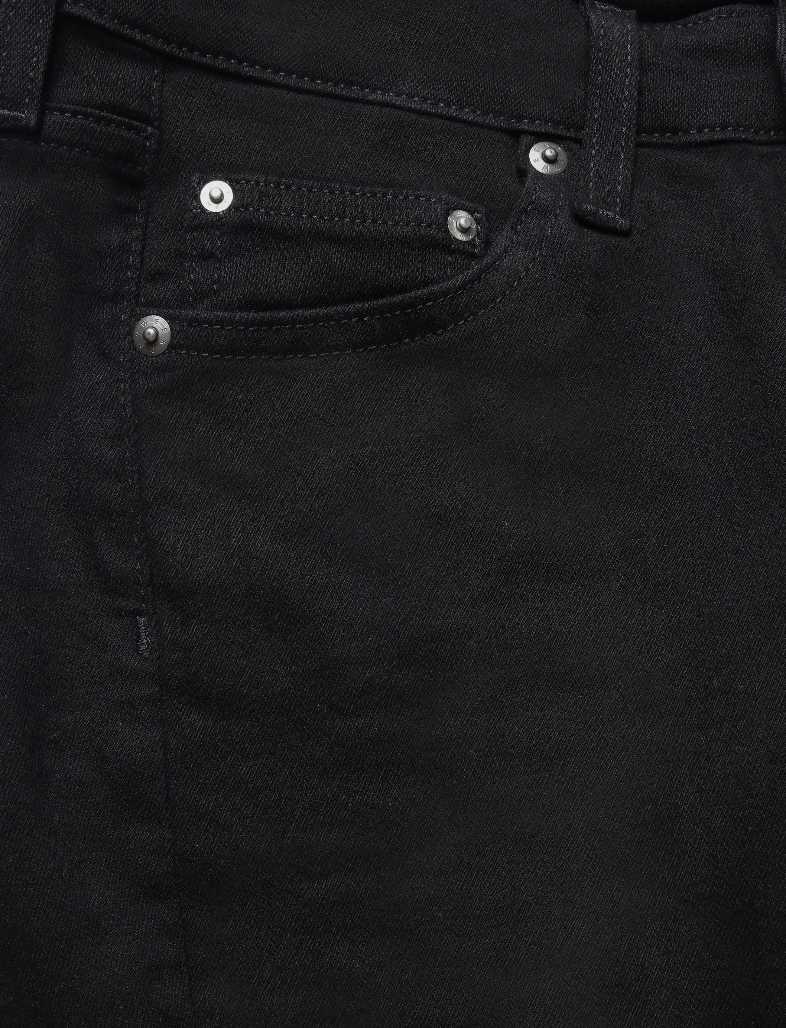 Weekday - Luna Low Rise Skinny Bootcut Jeans - bootcut-jeans - black rinse - 2