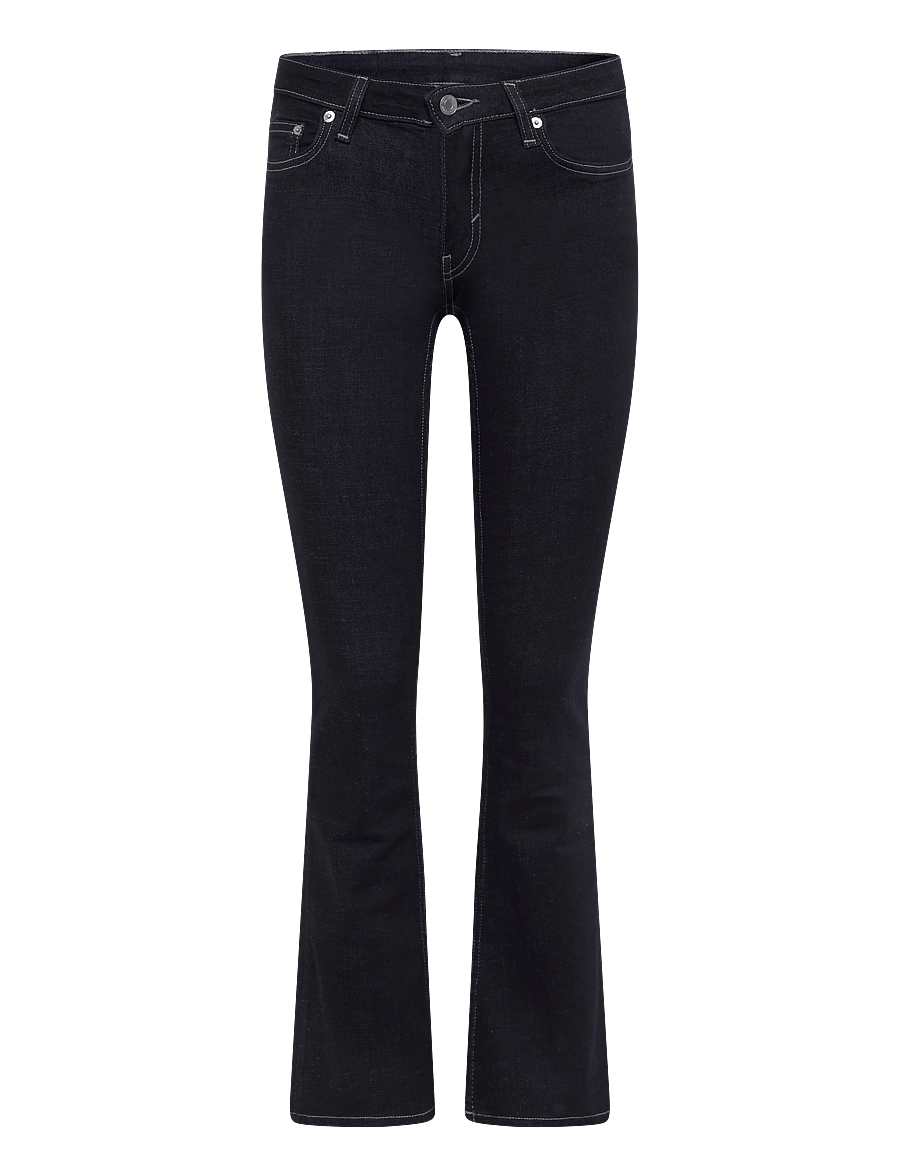 Weekday - Luna Low Rise Skinny Bootcut Jeans - alt laienevad teksad - blue rinse - 1