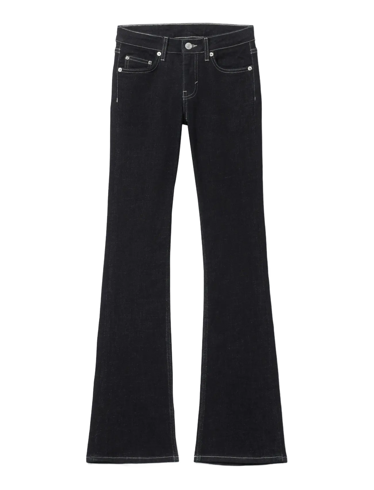 Weekday - Luna Low Rise Skinny Bootcut Jeans - bootcut jeans - blue rinse - 1