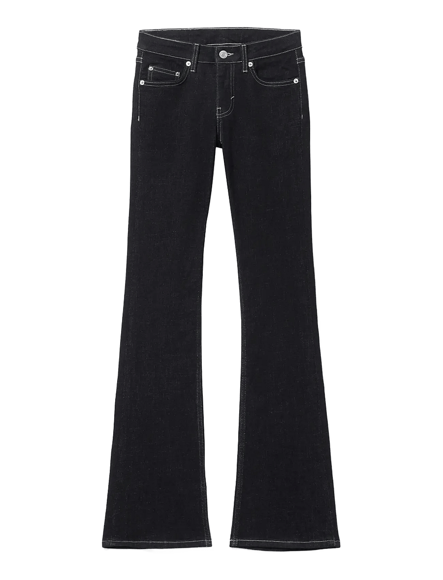 Weekday - Luna Low Rise Skinny Bootcut Jeans - alt laienevad teksad - blue rinse - 1