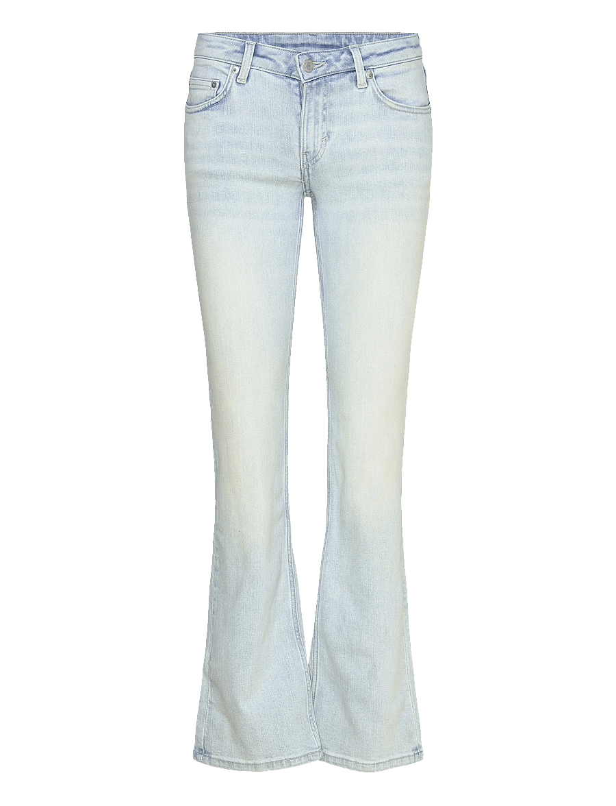 Weekday - Luna Low Rise Skinny Bootcut Jeans - alt laienevad teksad - fluid blue - 0