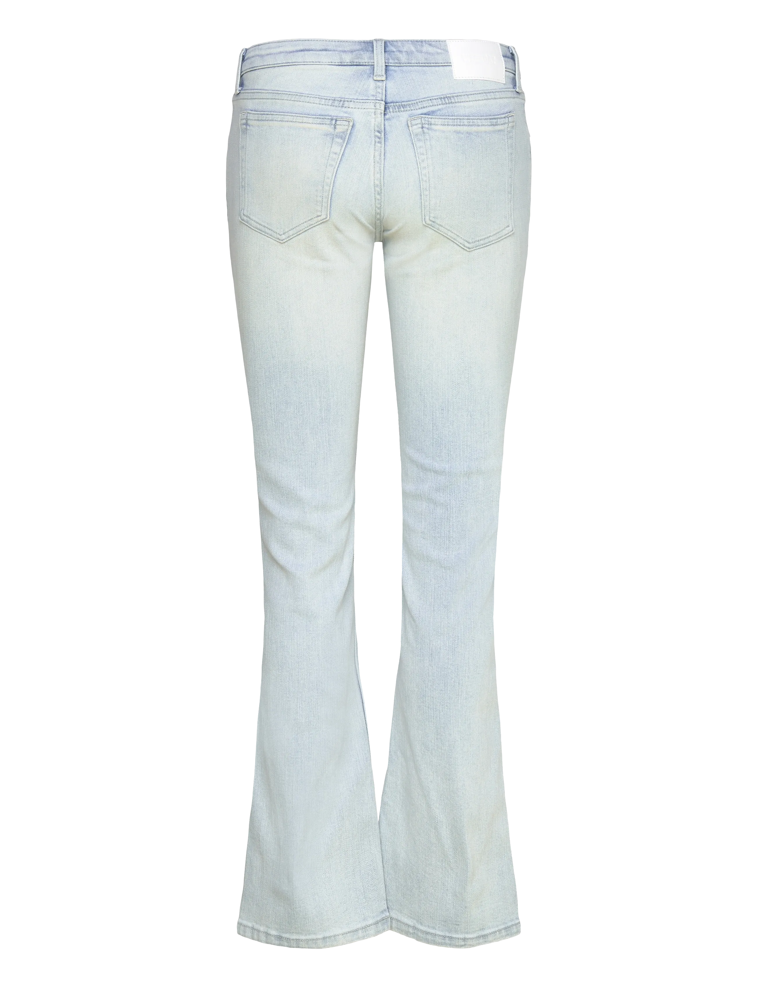 Weekday - Luna Low Rise Skinny Bootcut Jeans - alt laienevad teksad - fluid blue - 2