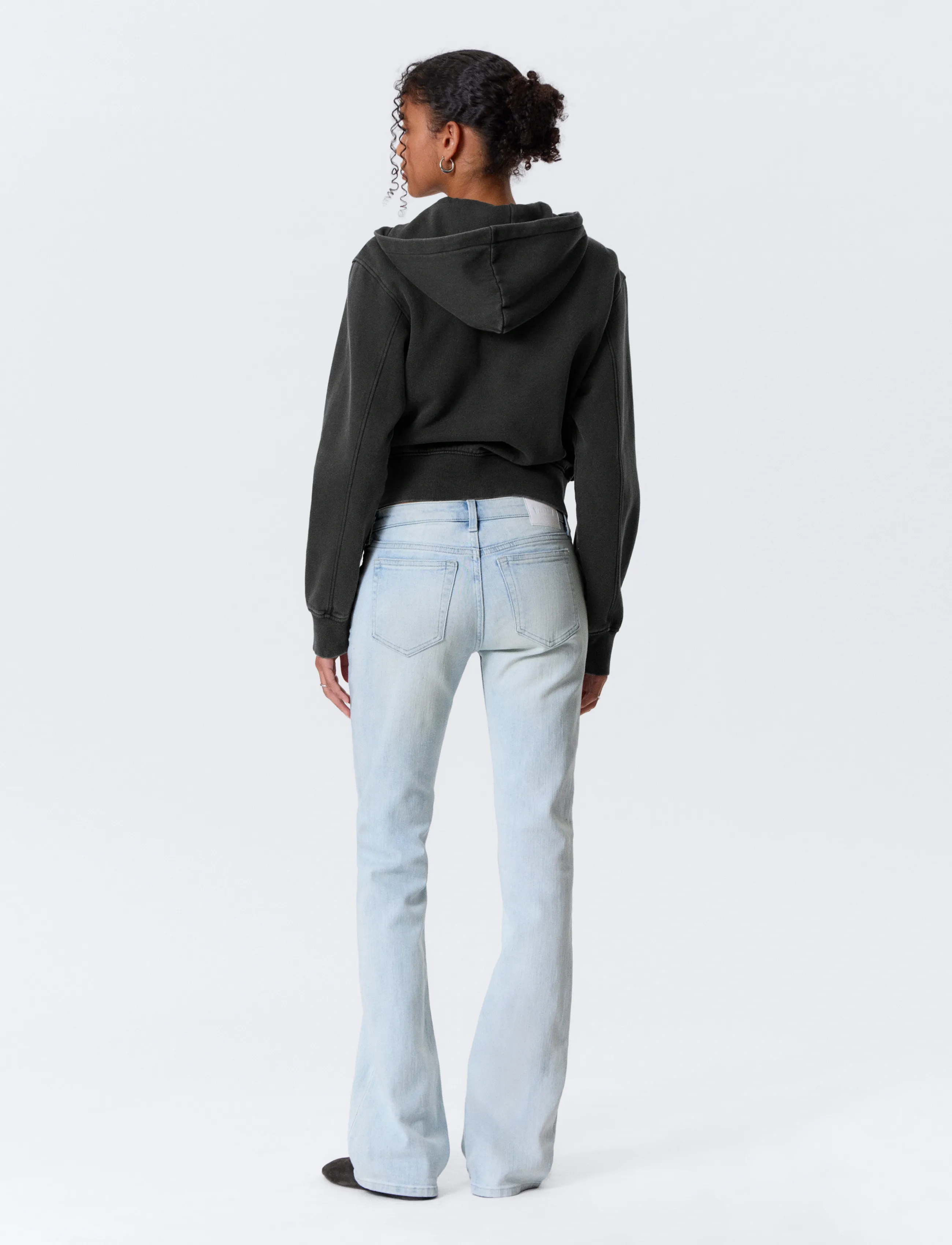 Weekday - Luna Low Rise Skinny Bootcut Jeans - alt laienevad teksad - fluid blue - 5