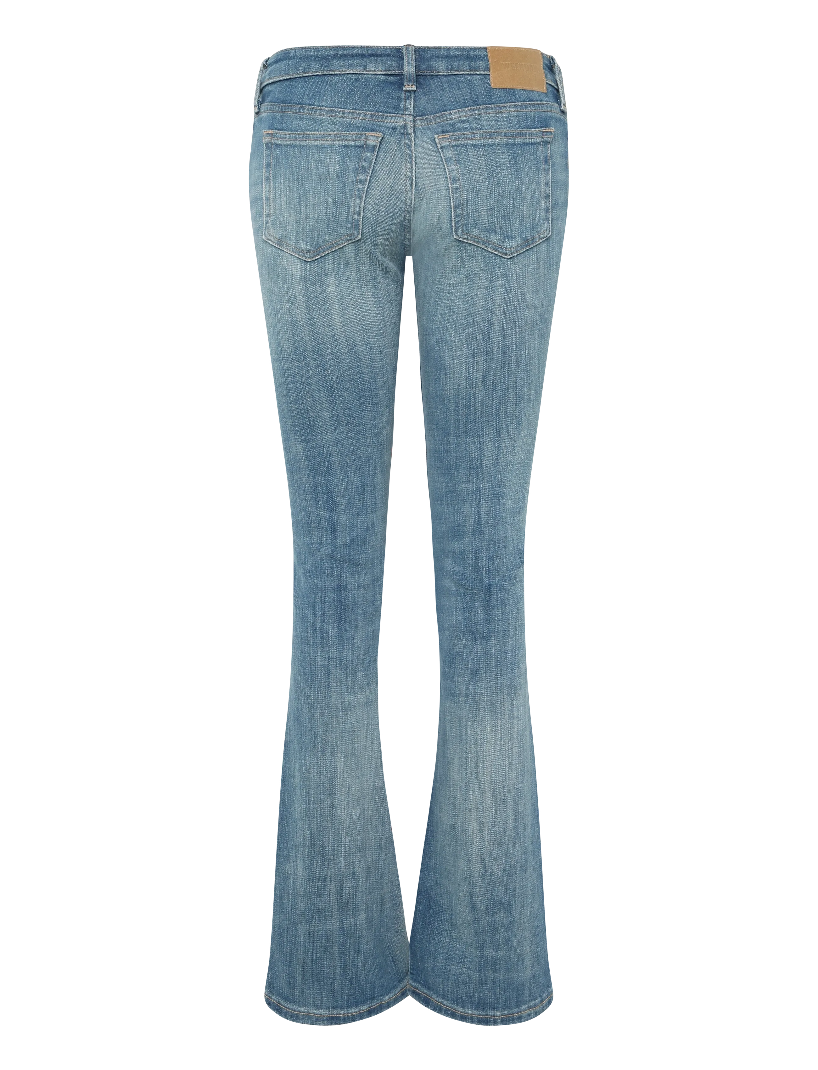 Weekday - Luna Low Rise Skinny Bootcut Jeans - bootcut-jeans - oyster blue - 2