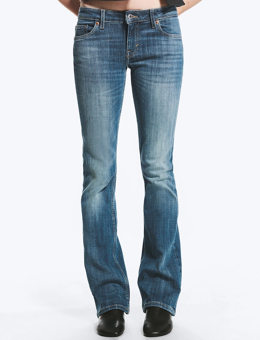 Weekday - Luna Low Rise Skinny Bootcut Jeans - bootcut jeans - oyster blue - 3