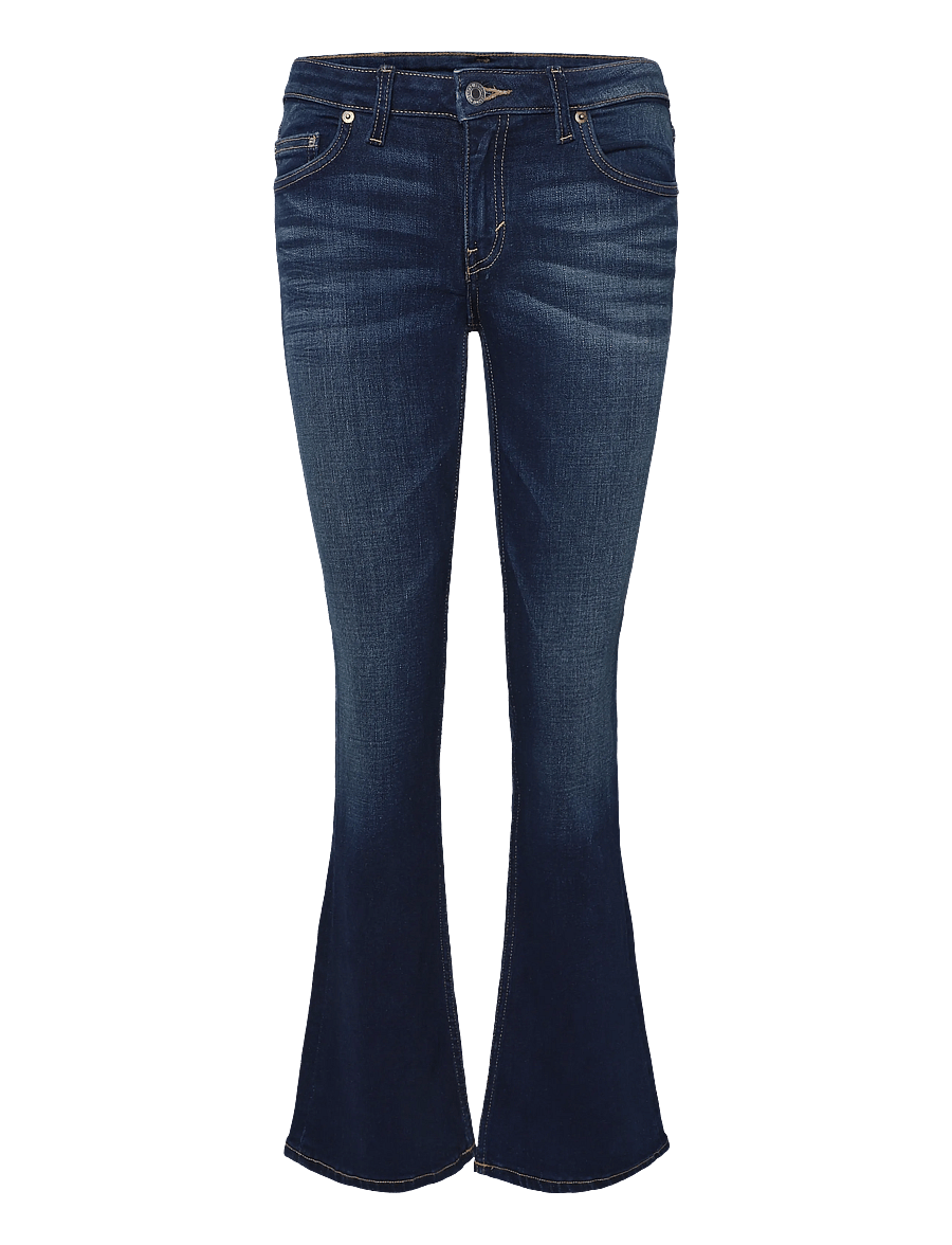 Weekday - Luna Low Rise Skinny Bootcut Jeans - alt laienevad teksad - storm blue - 0