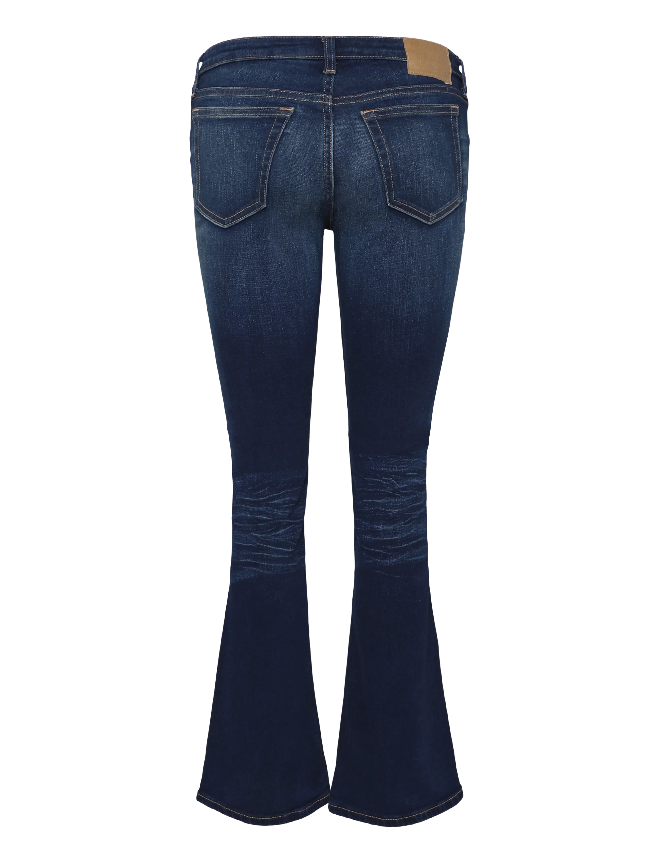 Weekday - Luna Low Rise Skinny Bootcut Jeans - alt laienevad teksad - storm blue - 1