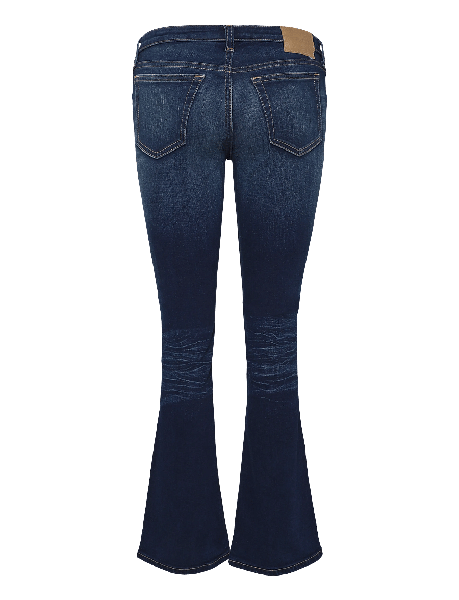 Weekday - Luna Low Rise Skinny Bootcut Jeans - alt laienevad teksad - storm blue - 1