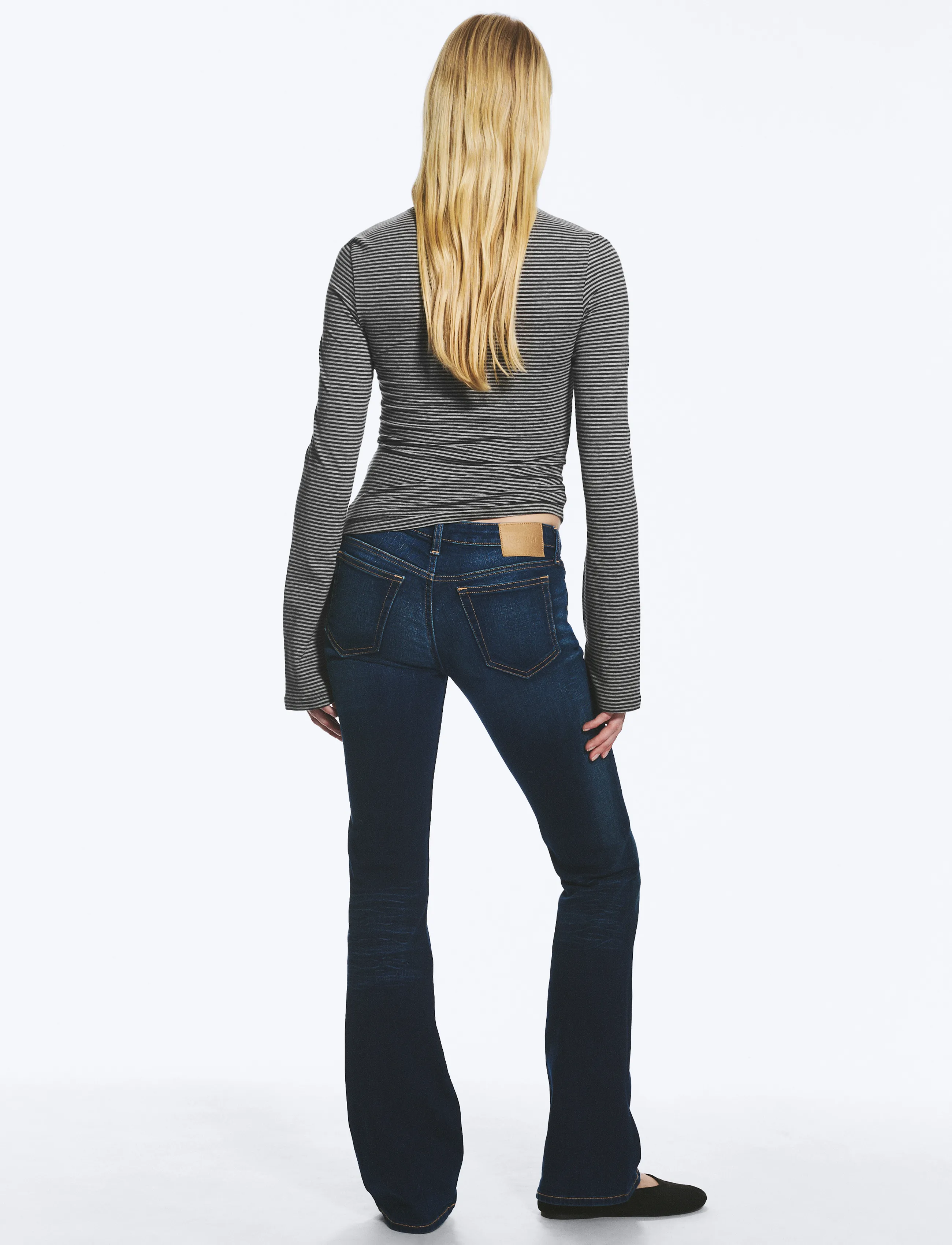Weekday - Luna Low Rise Skinny Bootcut Jeans - bootcut jeans - storm blue - 5