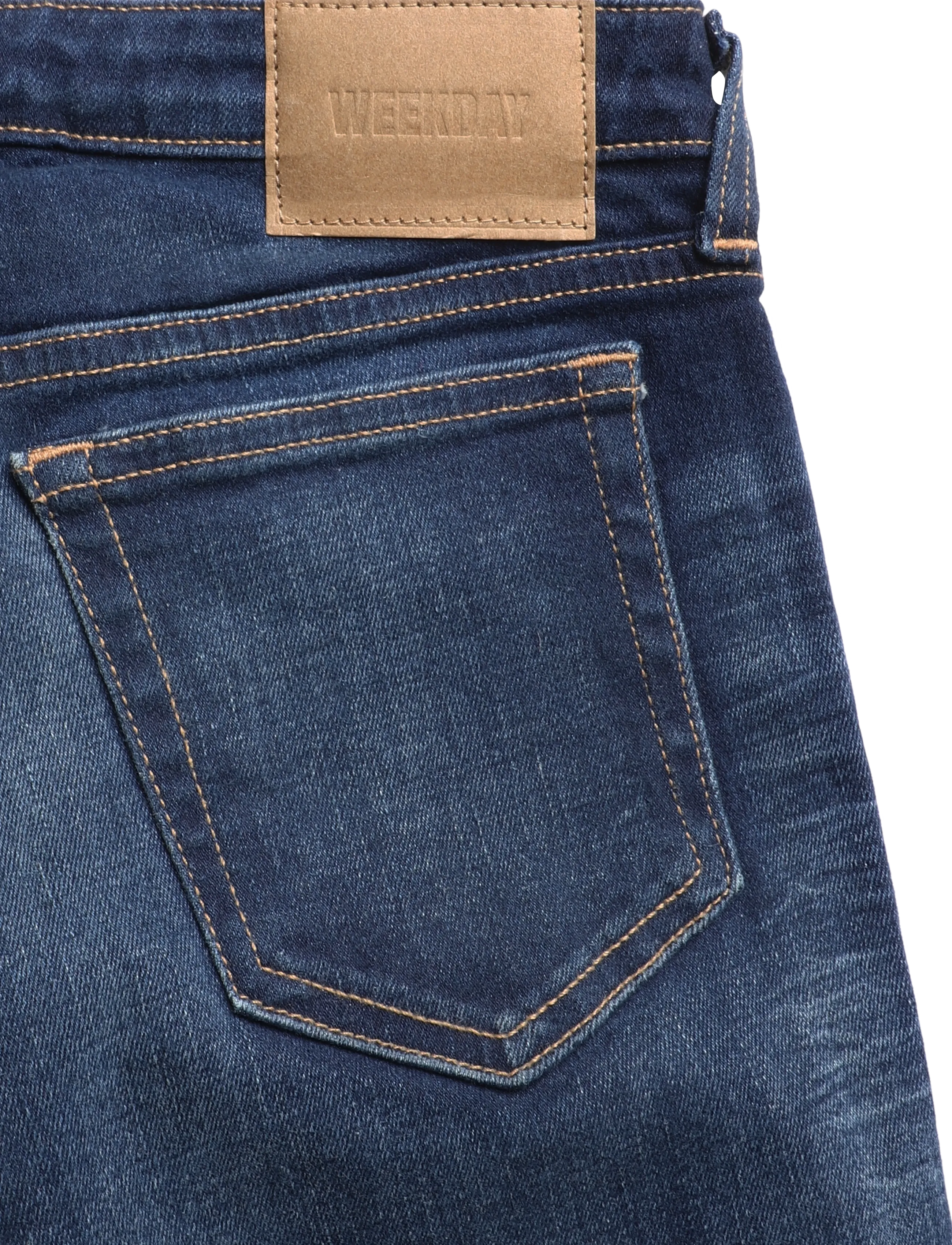 Weekday - Luna Low Rise Skinny Bootcut Jeans - alt laienevad teksad - storm blue - 4
